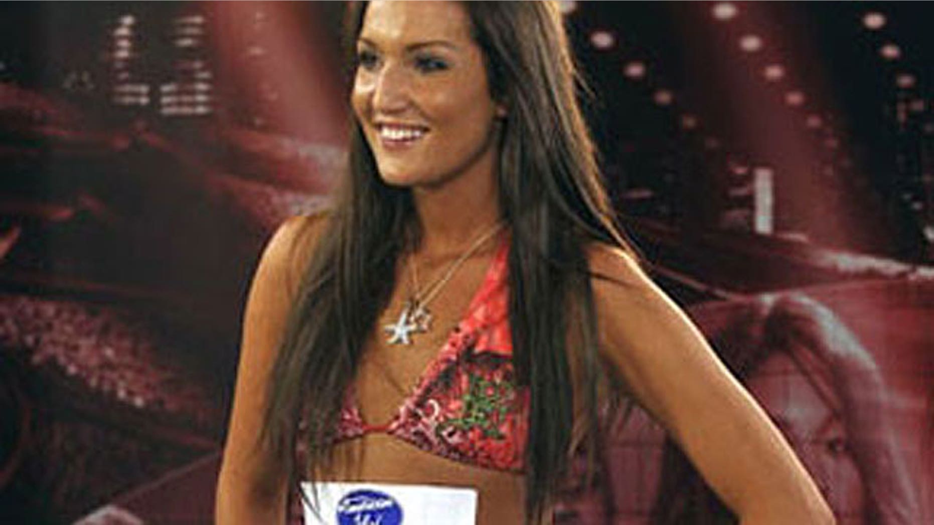 Bikini Girl Katrina Darrell, when she first sang her way into America's heart.