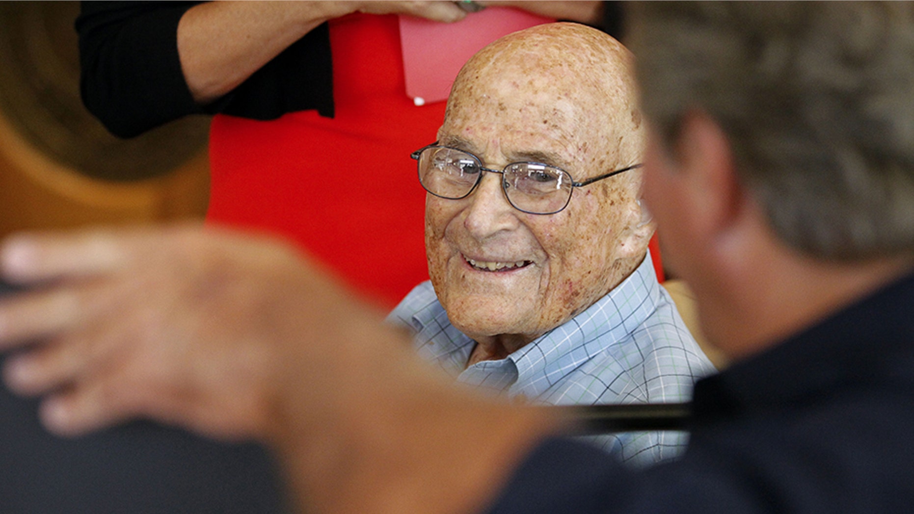 Bill Vogt, 105, who graduated from San Diego State University in 1935, received his diploma on Thursday, August 16, 2018.