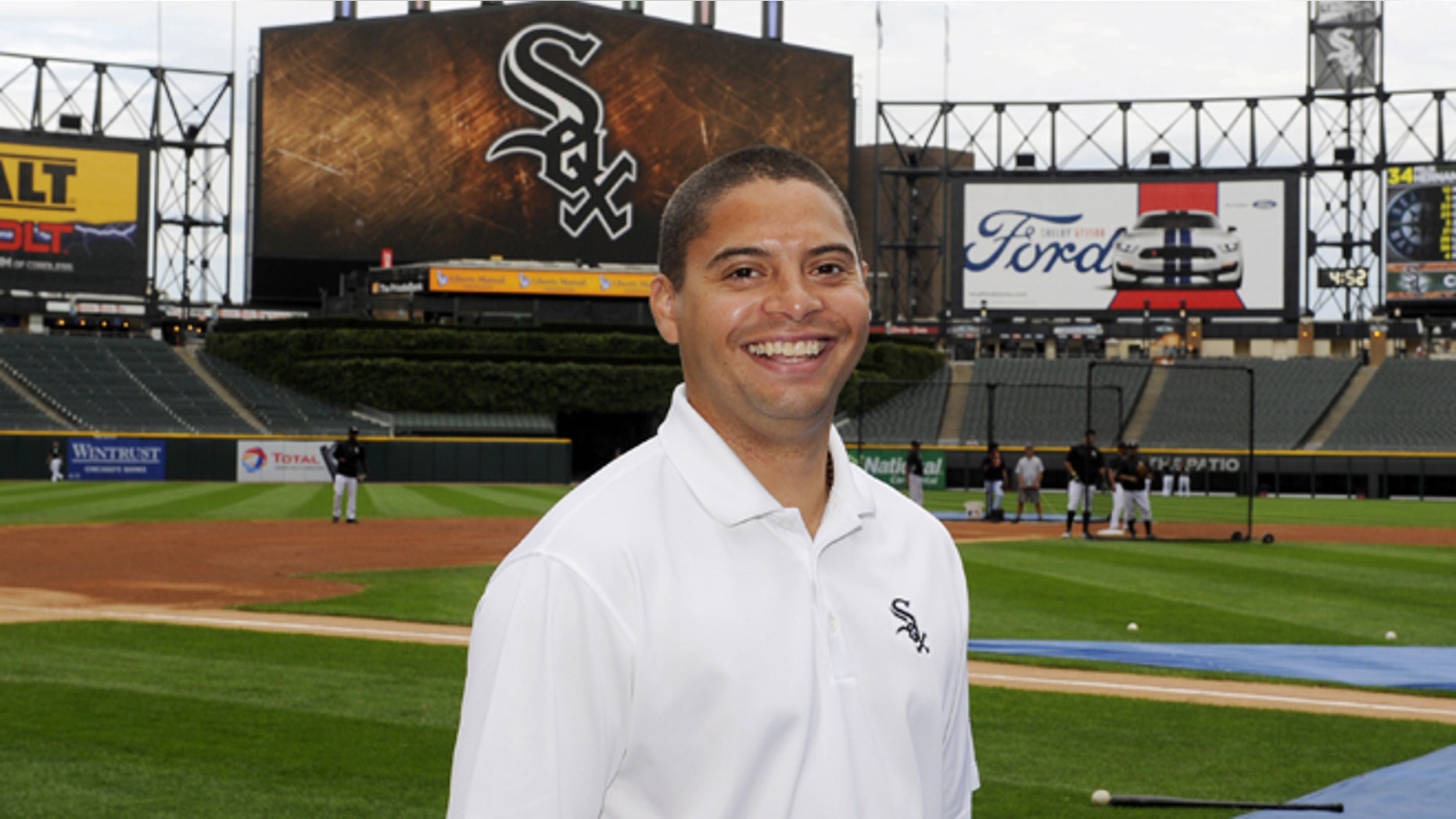 Billy Russo at U.S. Cellular Field. (Photo: Danny Delgado/Chicago White Sox)
