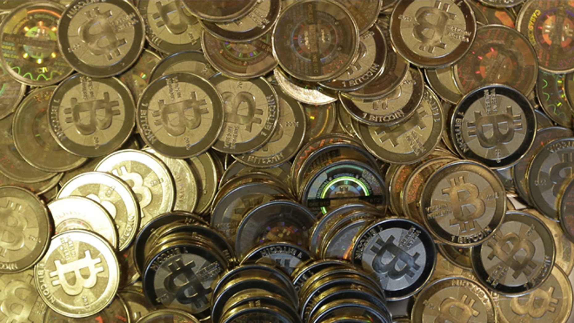 Bitcoin tokens in Sandy, Utah.