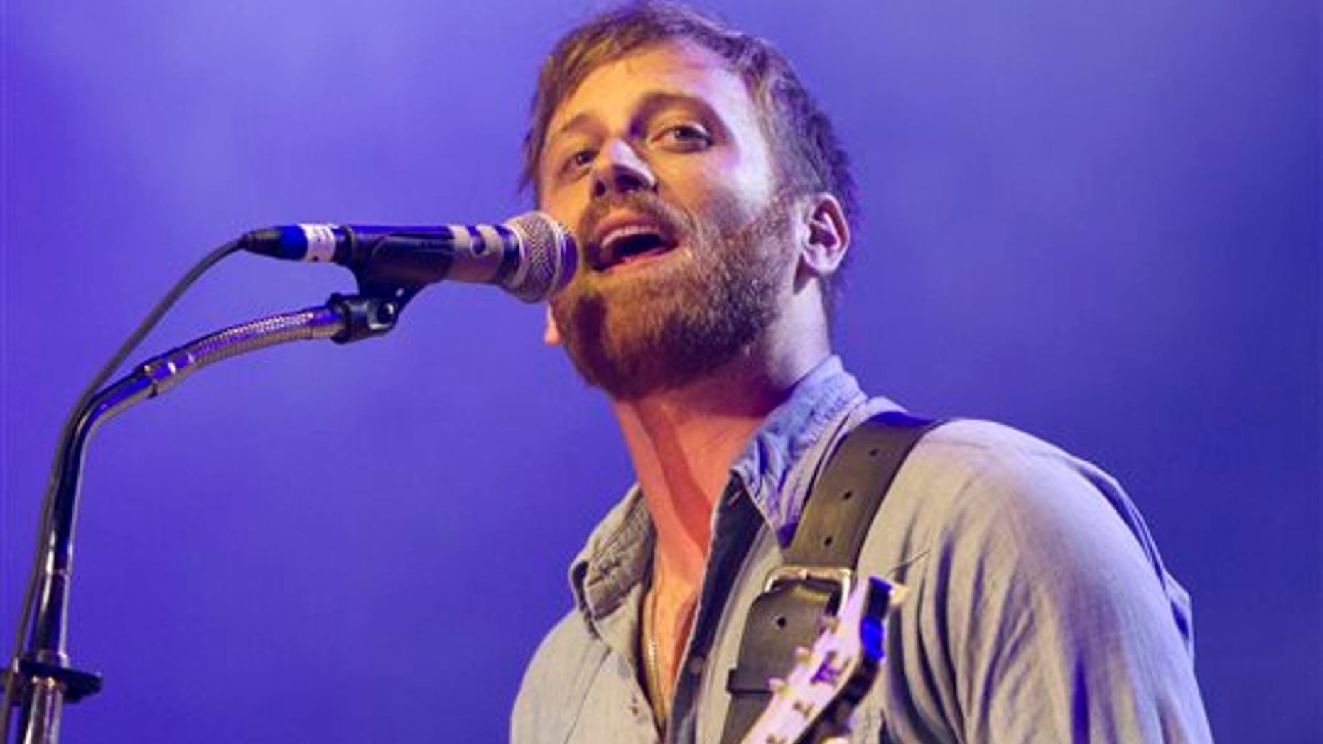 Dan Auerbach from The Black Keys performs at Lollapalooza in Chicago's Grant Park.
