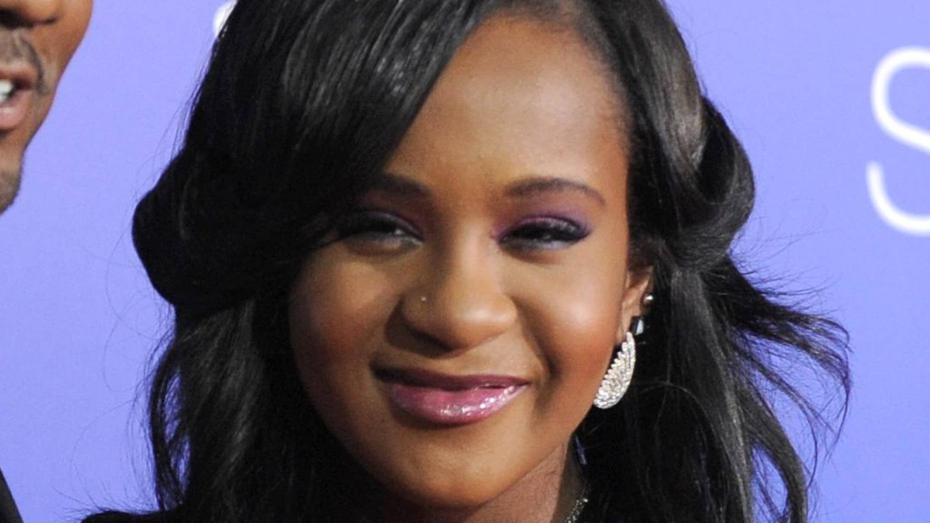 Aug. 16, 2012. Bobbi Kristina Brown attends the Los Angeles premiere of "Sparkle" at Grauman's Chinese Theatre in Los Angeles.