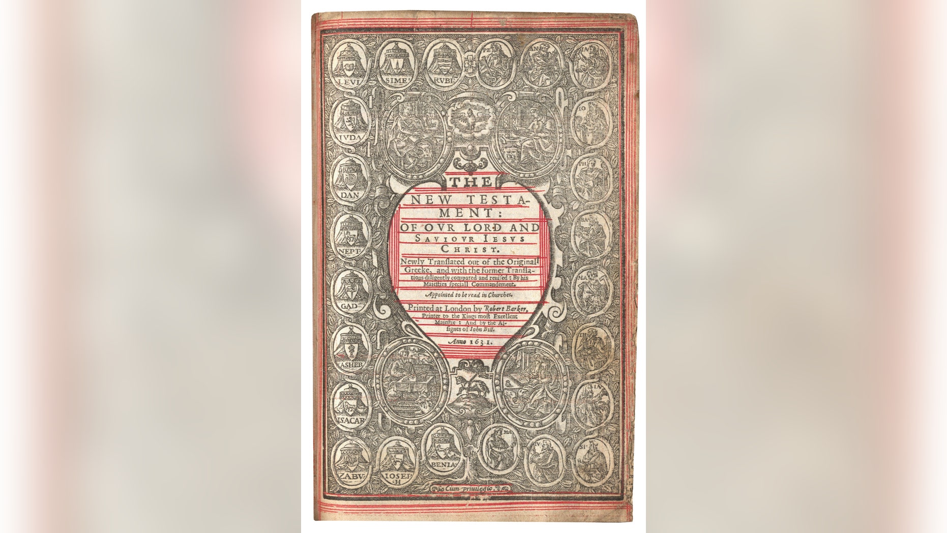 A Rare Bible With An Unfortunate Misprint About Adultery Is Going Up