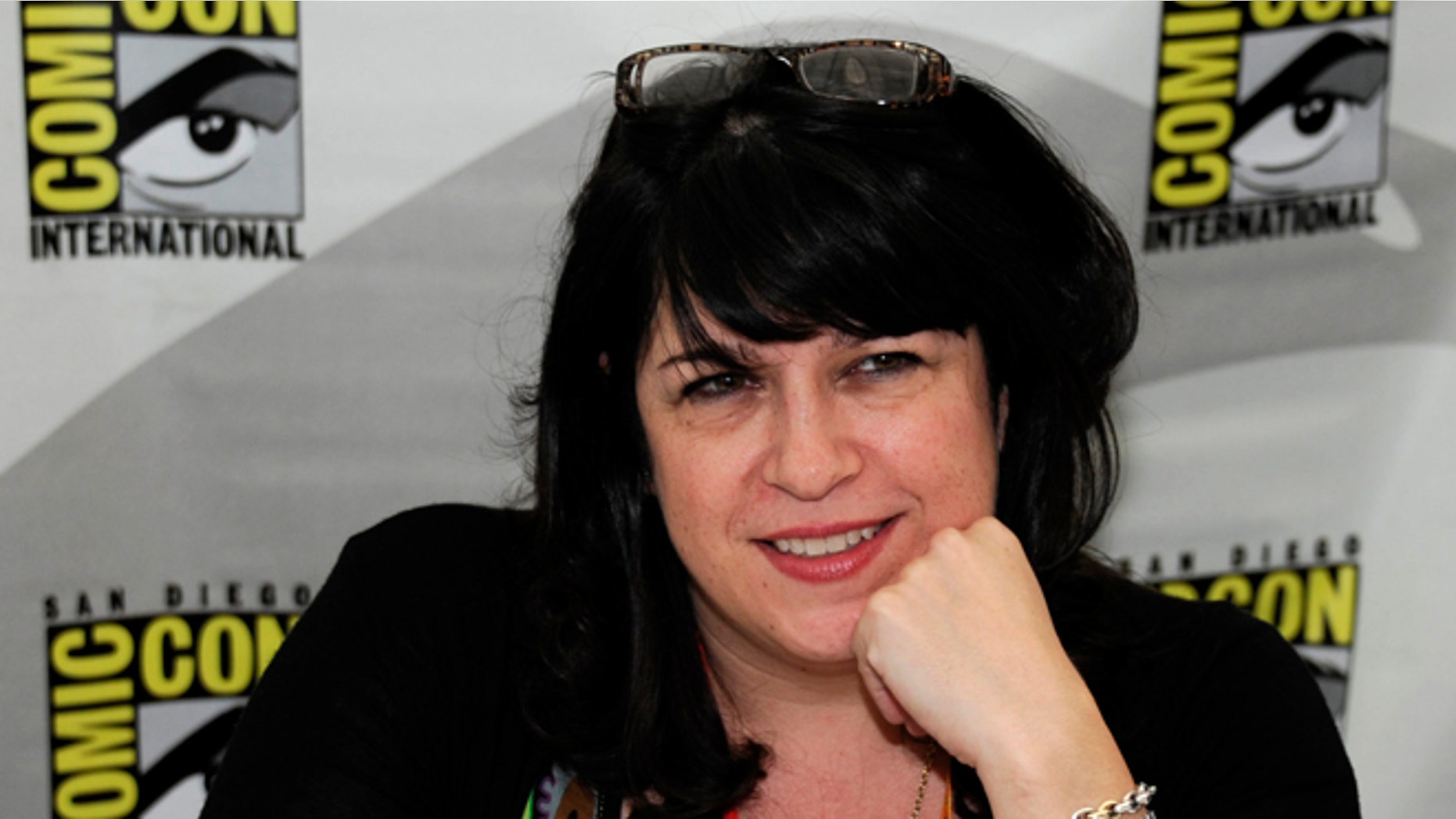 July 12, 2012: This file photo shows author EL James at a book signing during the first day of Comic-Con convention held at the San Diego Convention Center in San Diego.