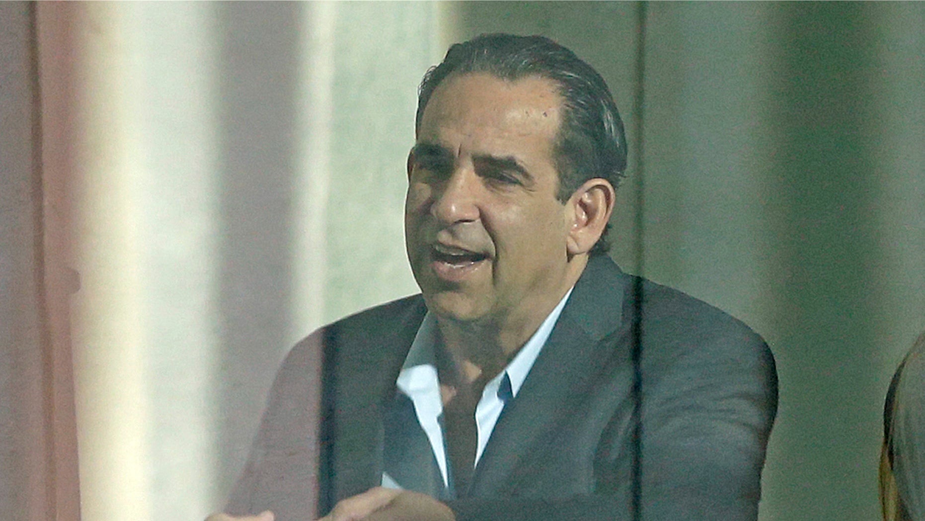Anthony Bosch, former owner of a South Florida anti-aging clinic at the center of Major League Baseball's most recent steroid scandal, is shown arriving at Federal Court in Miami Tuesday, Feb. 17, 2015. Bosch, whose customers at the now-closed Biogenesis of America clinic included New York Yankees star Alex Rodriguez, is looking at between three and four years in prison, possibly less because of his extensive cooperation in the investigation. (AP Photo/Alan Diaz)