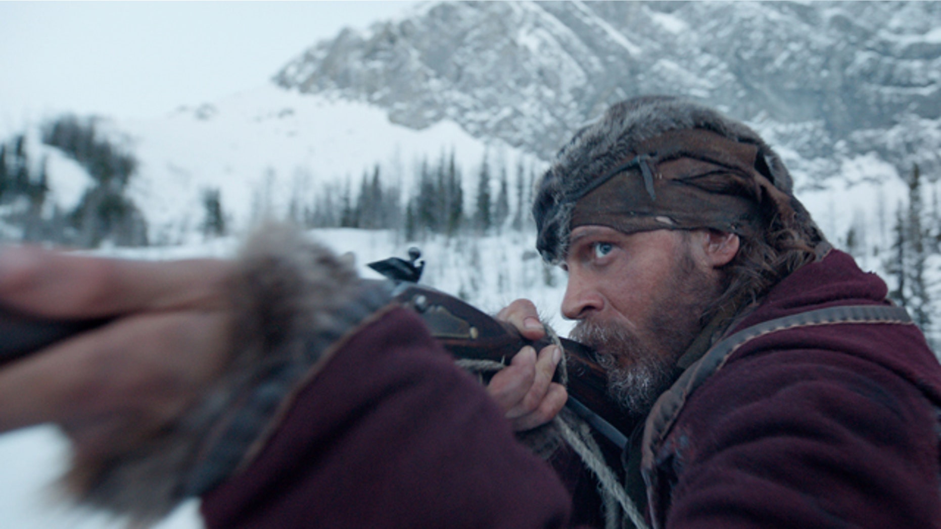 This photo provided by Twentieth Century Fox shows Tom Hardy in a scene from the film 'The Revenant'. (Twentieth Century Fox via AP)