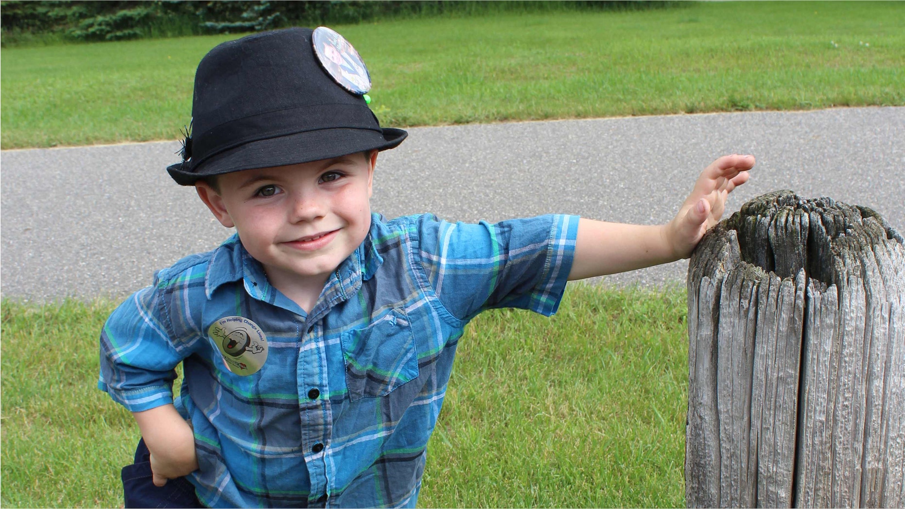 June 26, 2013: Bobby Tufts poses for a photo before starting the Ronald McDonald fundraising walk.