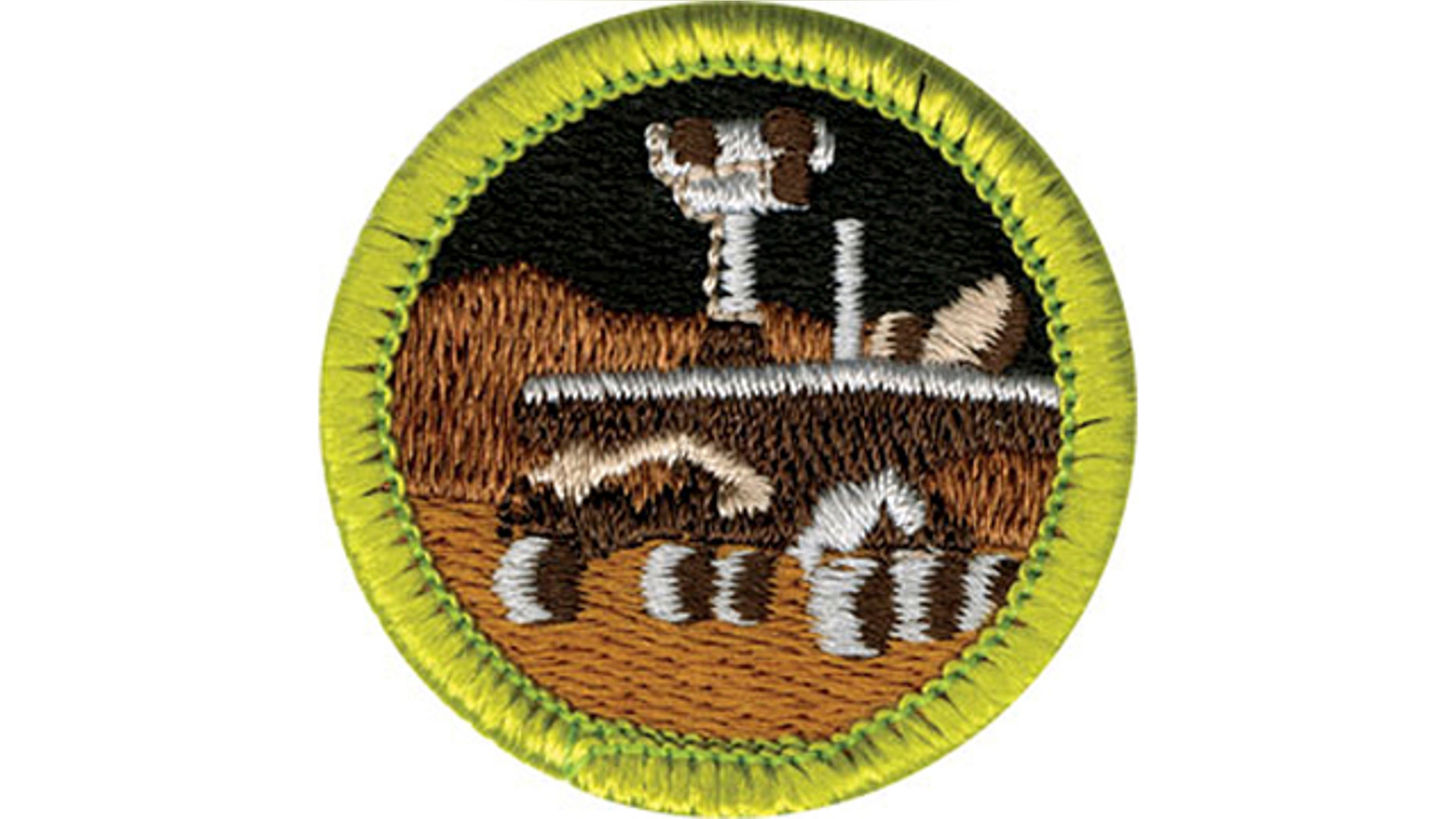 April 7, 2011: The Boy Scouts of America unveiled their new Robotics merit badge, which depicts NASA's Mars rover. The badge will be unveiled next week as part of its efforts to emphasize science, technology, engineering and math.