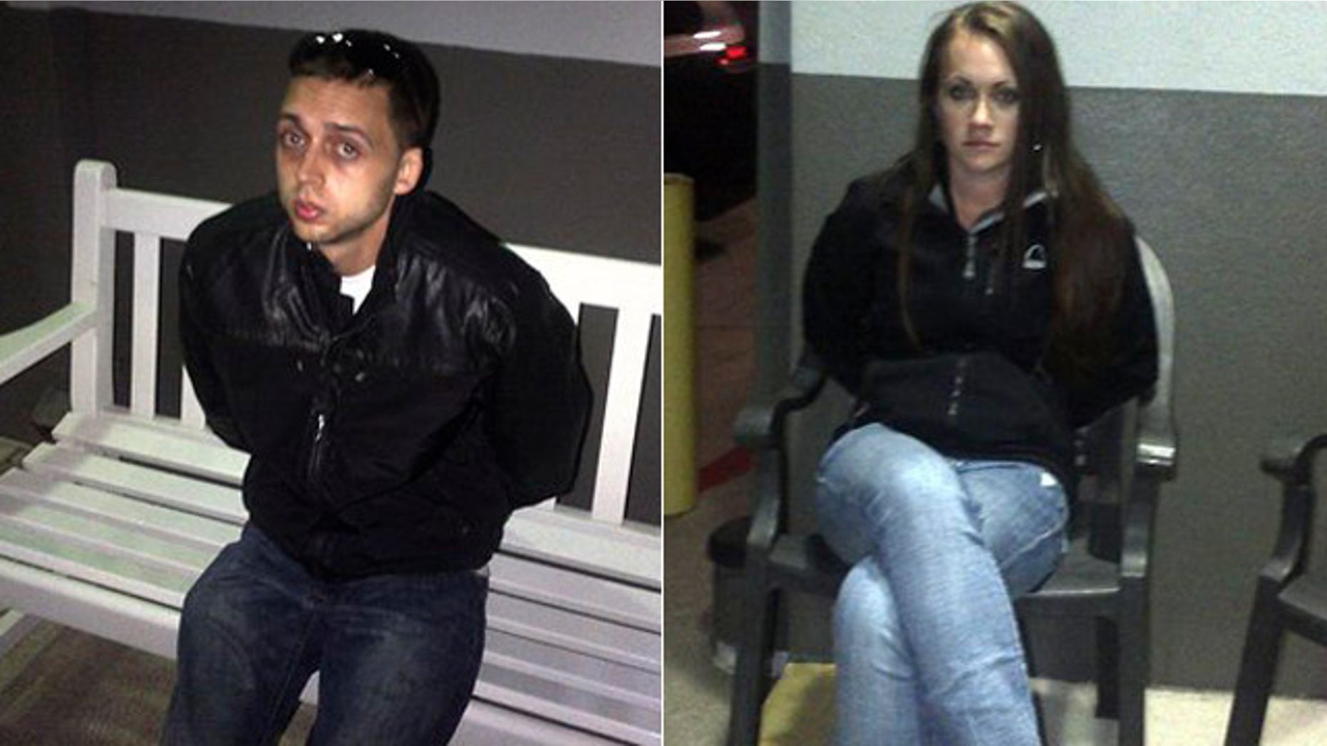 This photo shows Jessica Linscott and Roland Dow.
