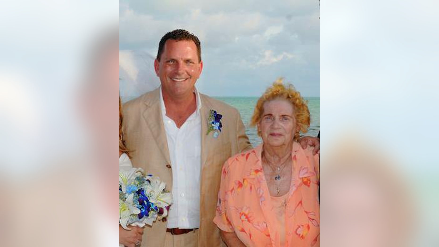 The author and his mother.
