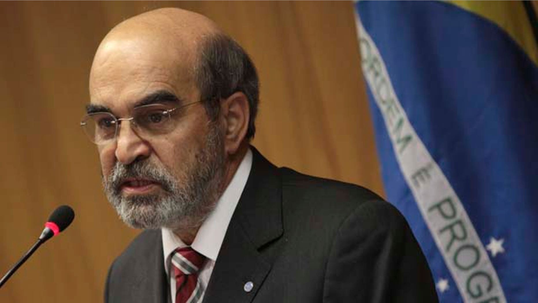 In this picture taken Aug. 3, 2011, Jose Graziano da Silva, the new Director-General of the UN Food and Agriculture Organization (FAO), speaks during a news conference at Itamaraty palace in Brasilia, Brazil. Graziano, a former Brazilian food security minister, is one of the creators of the nation's "Zero Hunger" social programs which includes "Bolsa Familia" or "Family Grant", the biggest program that gives money directly to poor households. That same idea may now get a global tryout as world food prices spike, economies everywhere sputter and a horrific famine desolates East Africa. (AP Photo/Eraldo Peres)