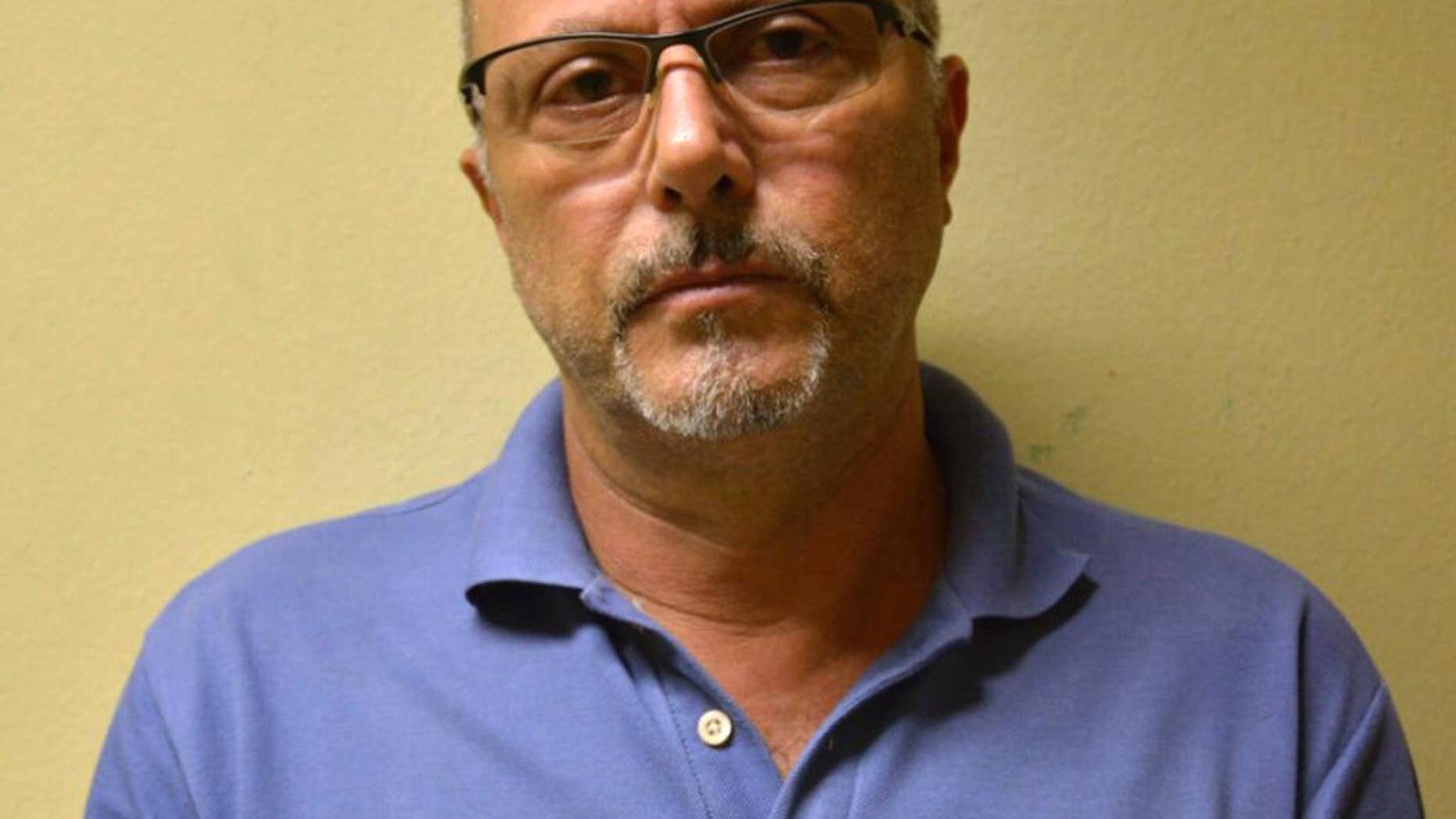 May 26, 2015: This photo released by Brazil's Federal Police shows Italian Pasquale Scotti, after his arrest in Recife, Brazil.
