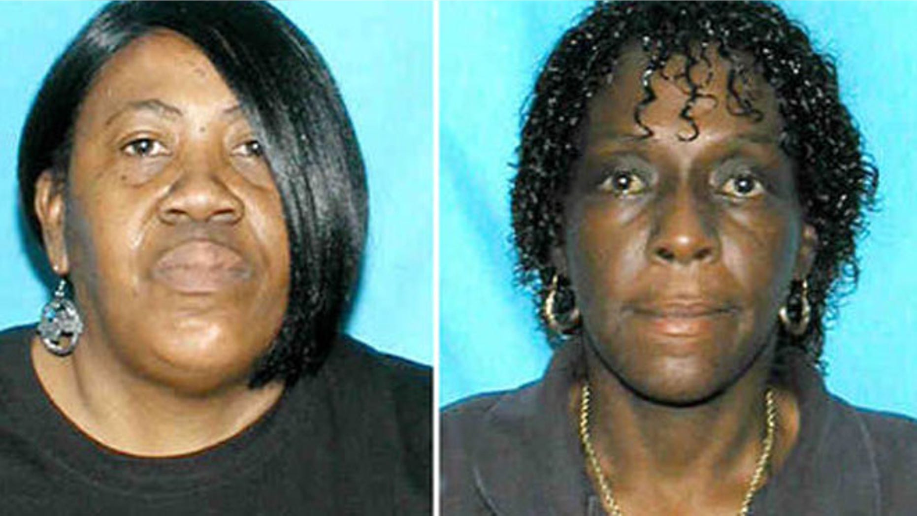 From the left, Brenda Byrd and Sheila Joiner were intoxicated and allowed a 10-year-old to drive an SUV, police say.