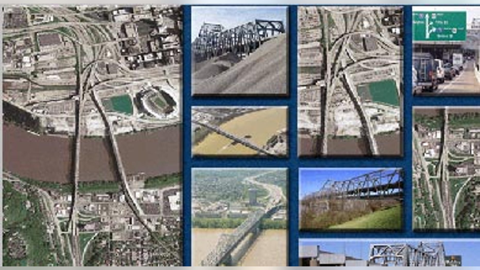 The Brent Spence Bridge on Interstate 75 connects Ohio to Kentucky, and is in dire need of repairs, the U.S. Department of Transportation says.