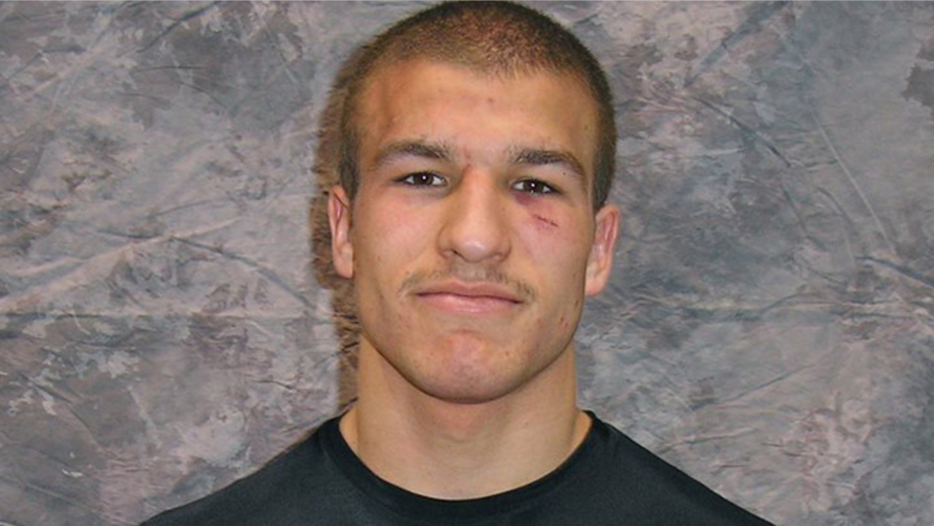 This undated photo shows Brett Epps, a former wrestling star who is battling a rare kidney disease.
