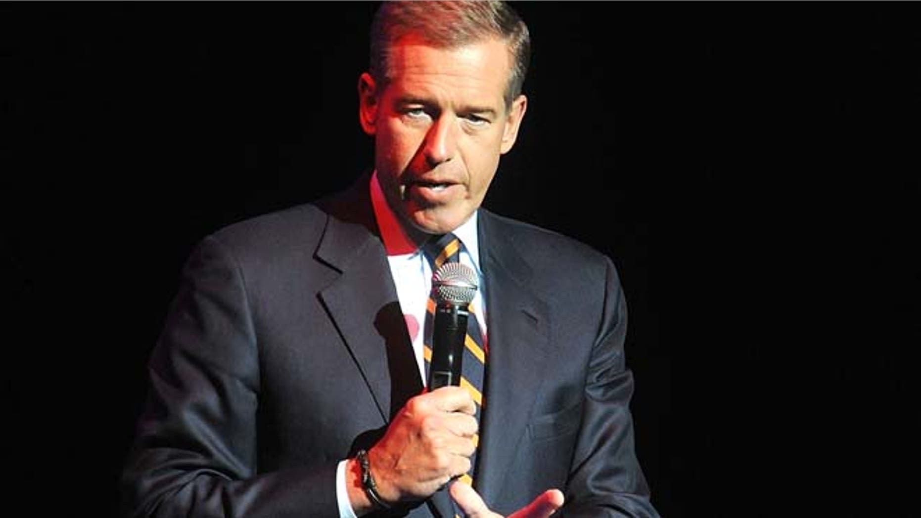 Nov. 5, 2014: In this file photo, Brian Williams speaks at the 8th Annual Stand Up For Heroes, presented by New York Comedy Festival and The Bob Woodruff Foundation in New York. (AP)
