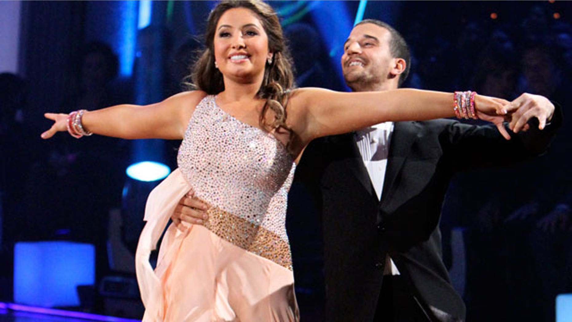 Nov. 1: In this publicity image released by ABC, Bristol Palin, left, and her partner Mark Ballas perform on the celebrity dance competition series, "Dancing with the Stars."