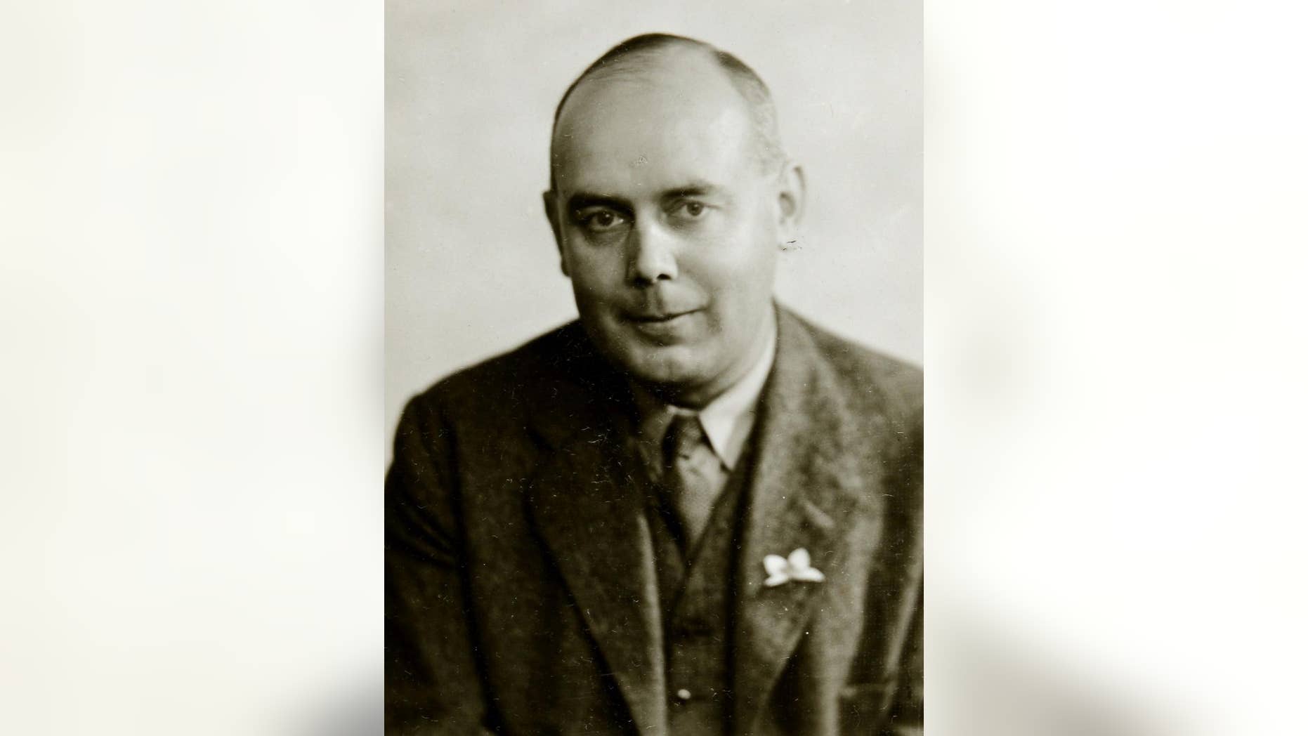 An undated photo made available by The National Archives of Eric Roberts, a lone MI5 agent who secretly penetrated the ranks of Britain's wartime Nazi sympathizers and who has been identified as an unassuming suburban bank clerk. Time and time again, the low-key “Jack King” was able to convince British traitors that he was a Gestapo man, hoovering up potentially lethal information intended for the Nazis and keeping it safely in British hands. A secret Security Service document made public Friday, Oct. 24, 2014, unveils his real identity: “King” was really Eric Arthur Roberts, a bank clerk seemingly without special training. (AP Photo/The National Archives)