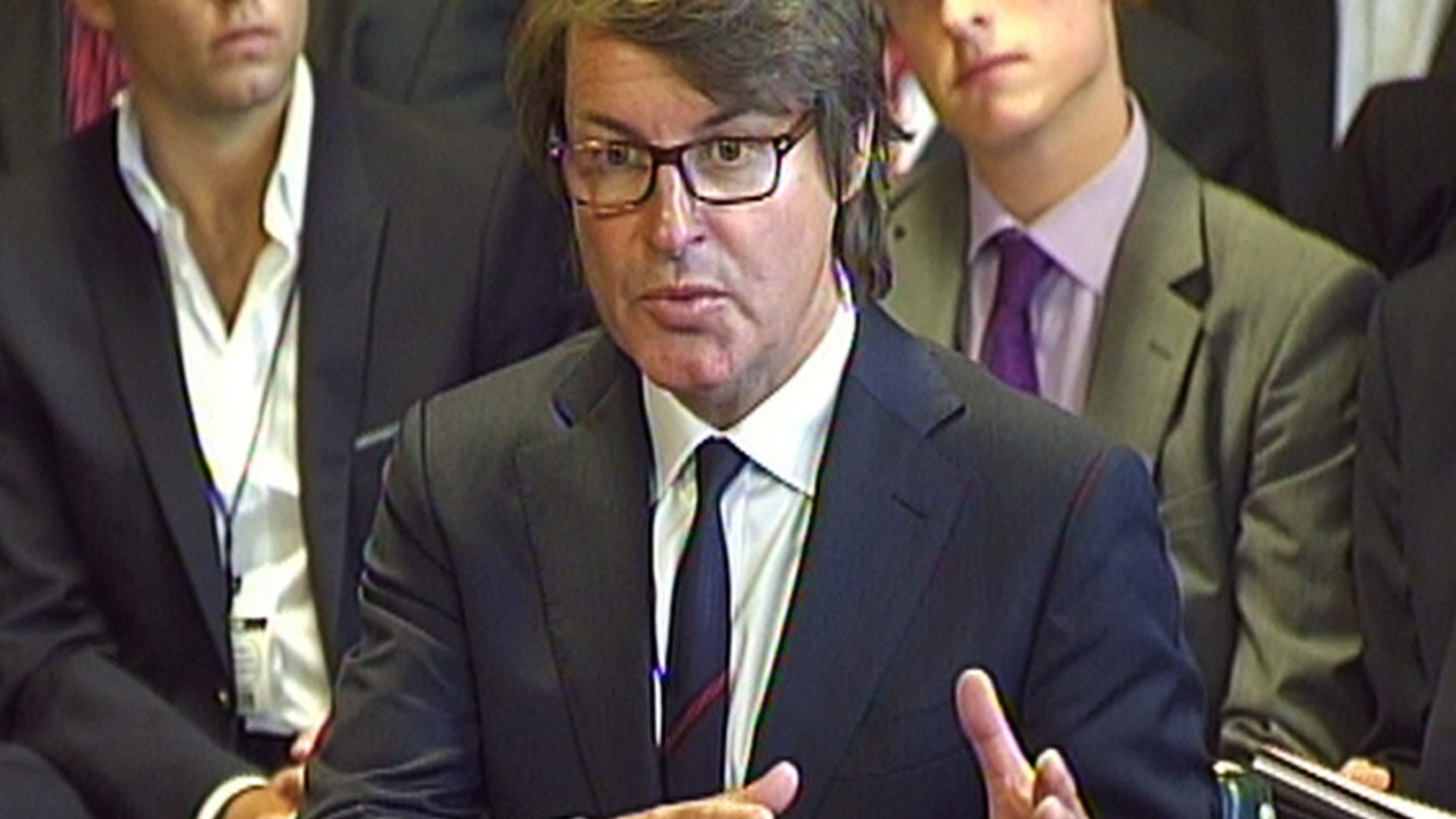 July 17, 2012: G4S chief executive Nick Buckles, gives evidence on Olympic security staffing to the Home Affairs Select Committee at the House of Commons, London.