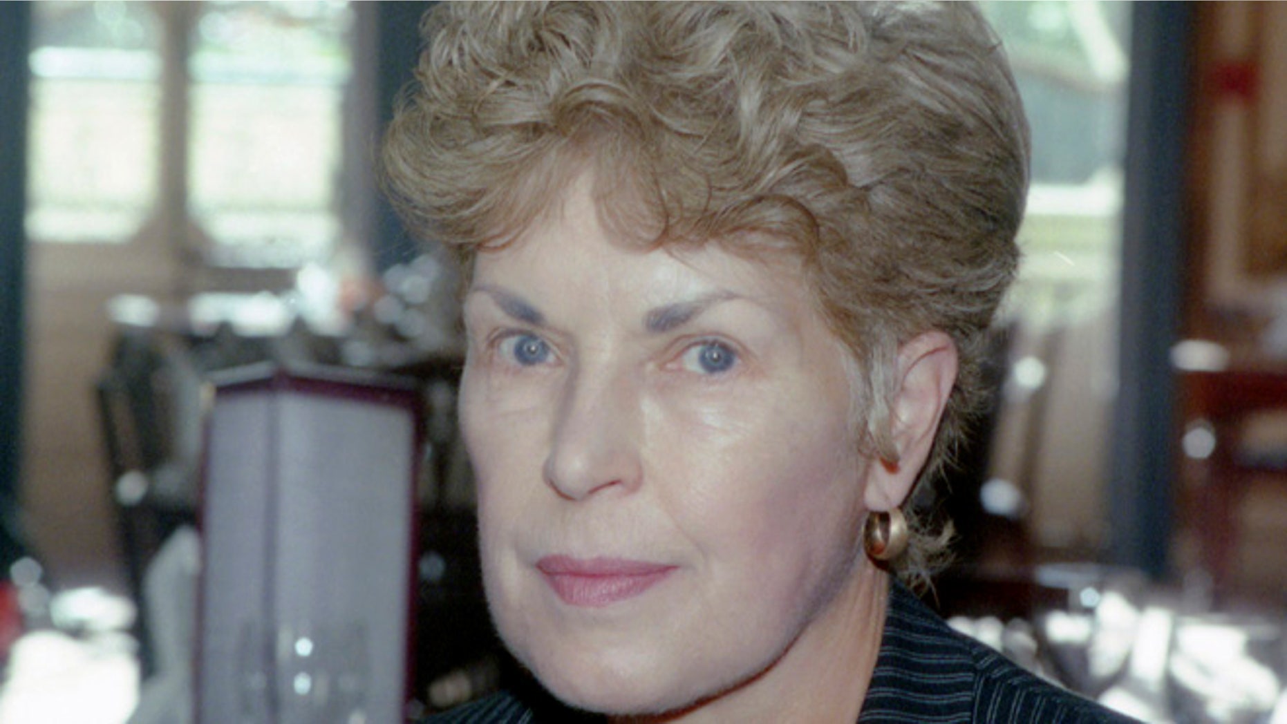 September 1995. Writer Ruth Rendell, in London.