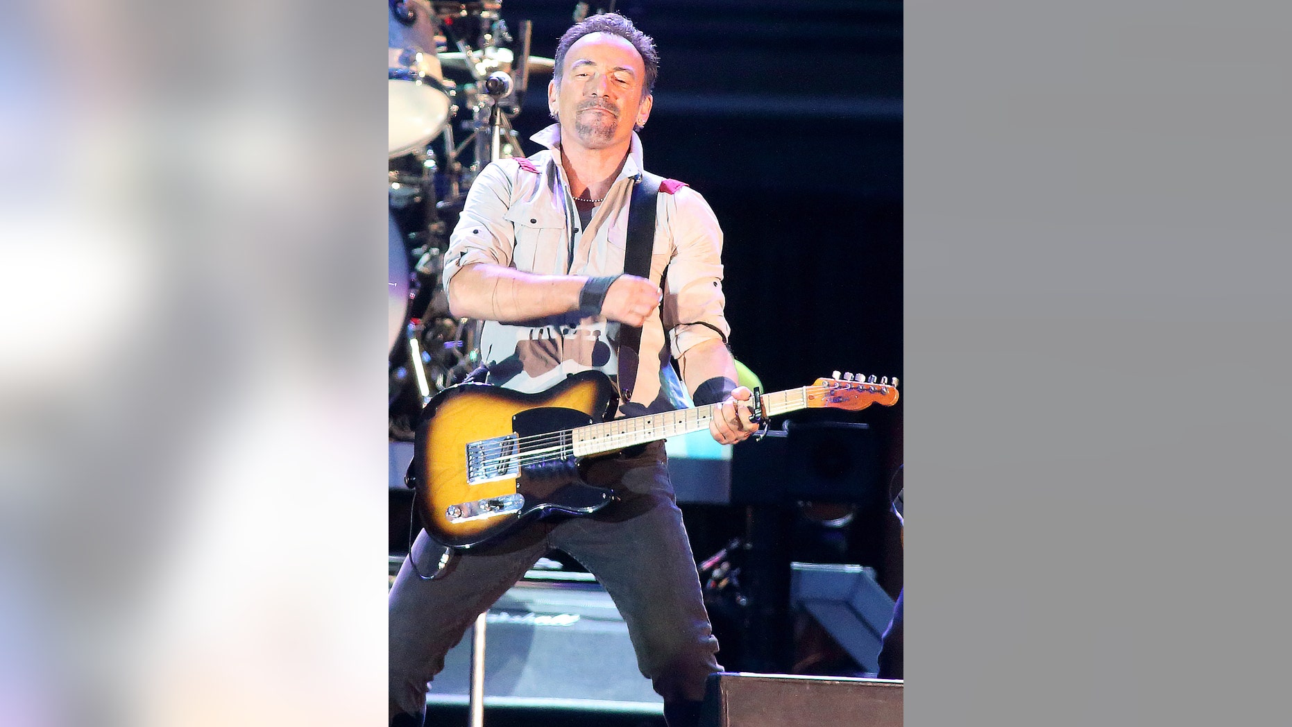 Bruce Springsteen and The E Street Band performs in concert during their High Hopes Tour at Hershey Stadium on Wednesday, May 14, 2014, in Hershey, Pa.