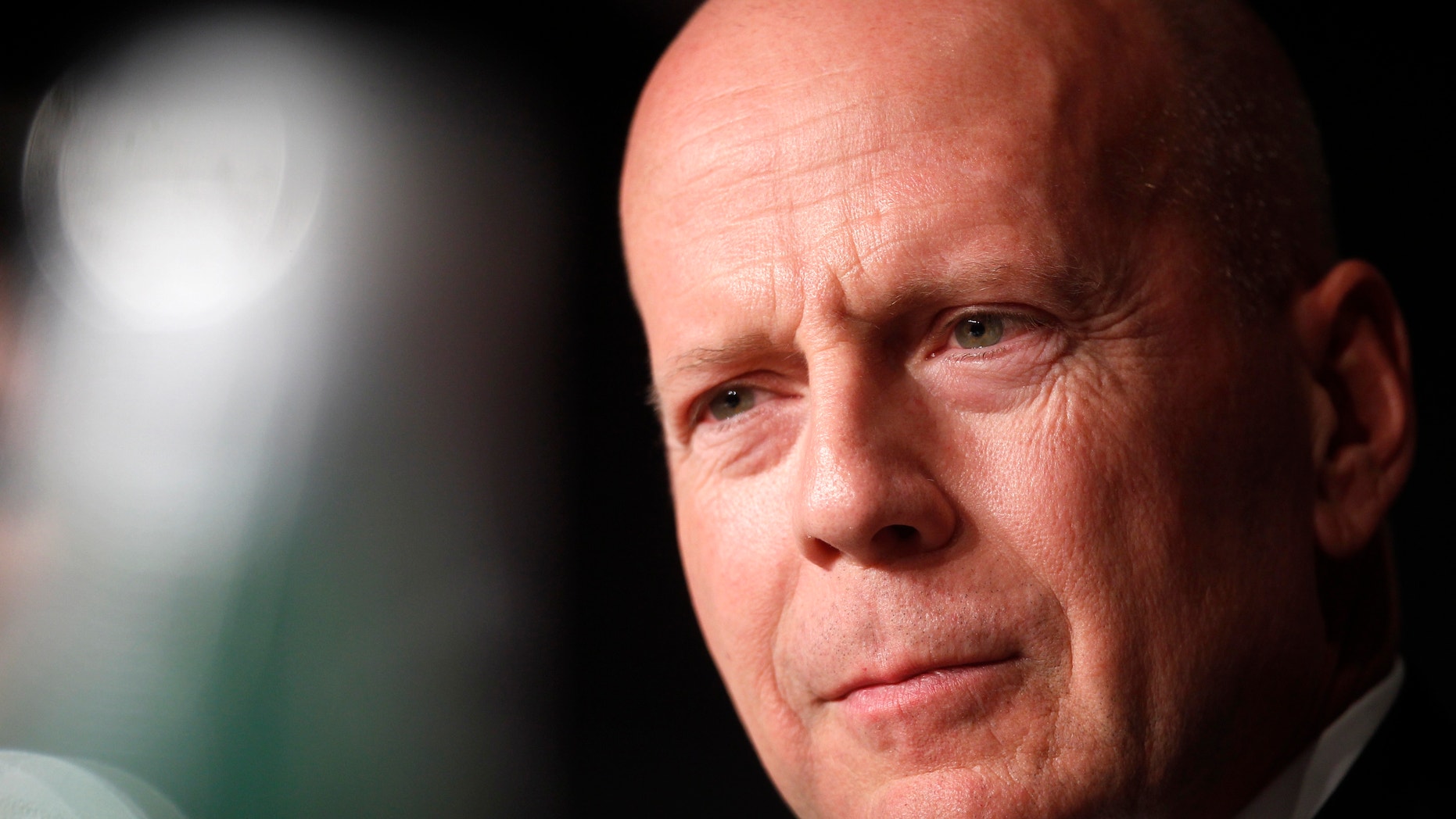 Bruce Willis attends a news conference for the film "Moonrise Kingdom" on May 16, 2012.