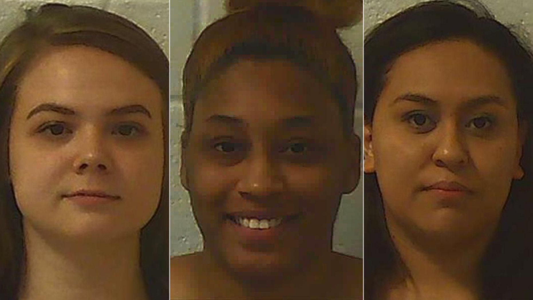 Jorden Lanah Bruce, Mya Janai Moss and Lizeth Jocelyn Cervantes Ramirez were all charged with exploiting an elderly and disabled person.