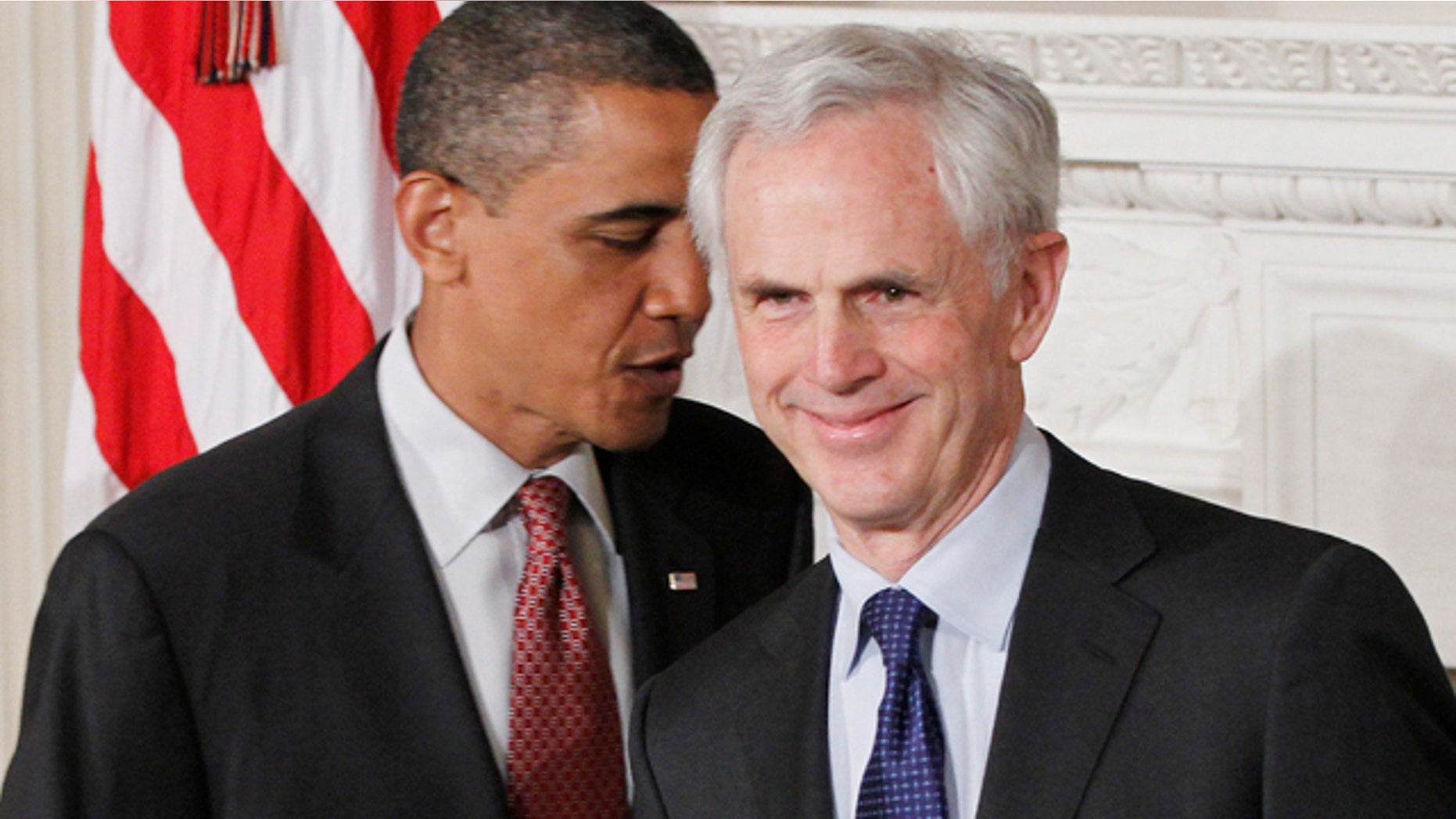 May 31: President Obama stands with John Bryson, his nominee to be the next commerce secretary, in the State Dining Room of the White House.