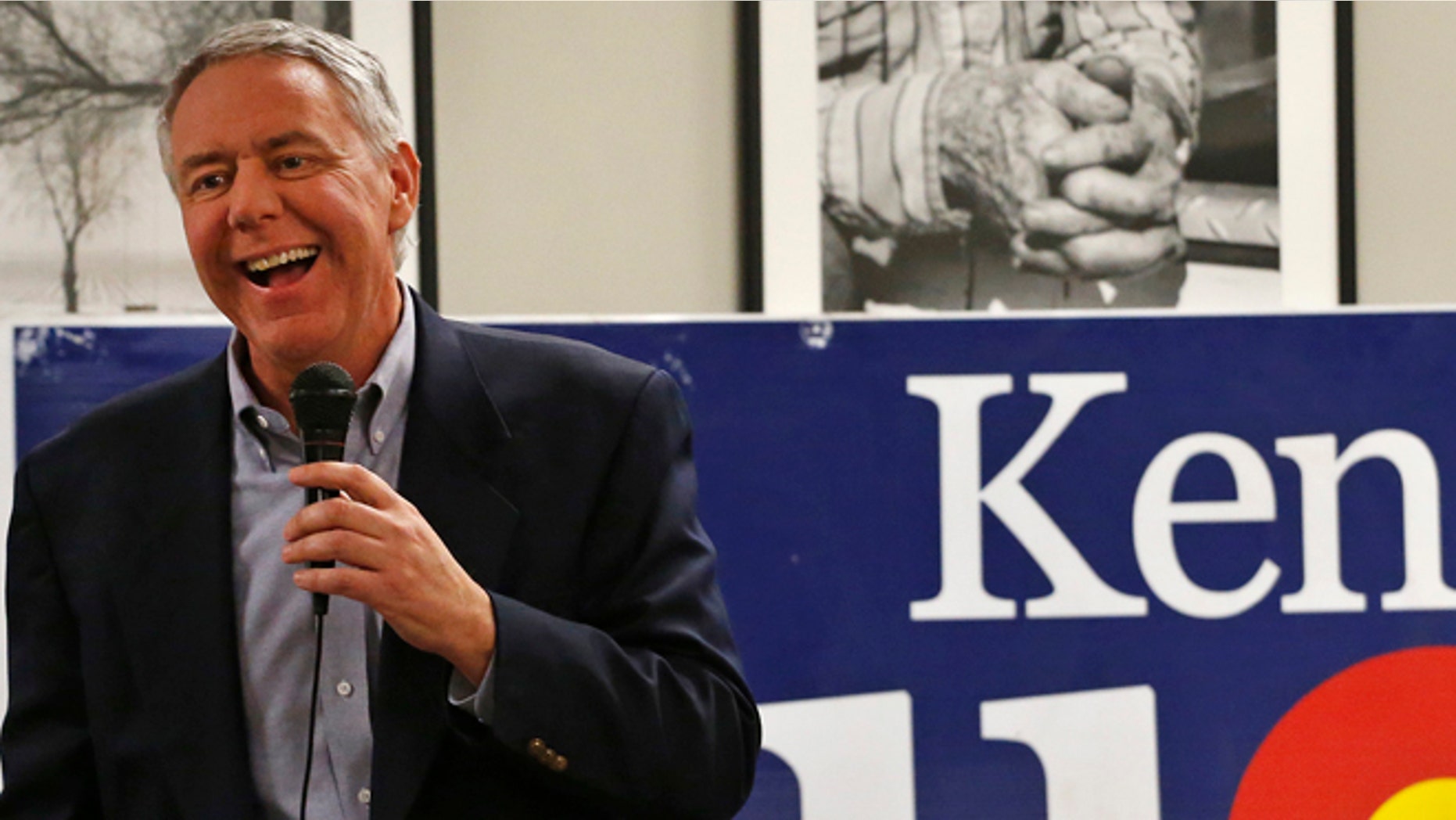 FILE: Jan. 24, 2014: Ken Buck, front-runner in the Colorado GOP primary for the Senate race, in Johnstown, Colo.