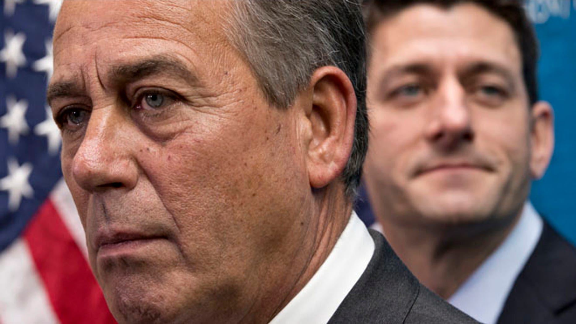 House Speaker John Boehner and House Budget Committee Chairman Rep. Paul Ryan, R-Wis., on Capitol Hill in Washington, Wednesday, Dec. 11, 2013
