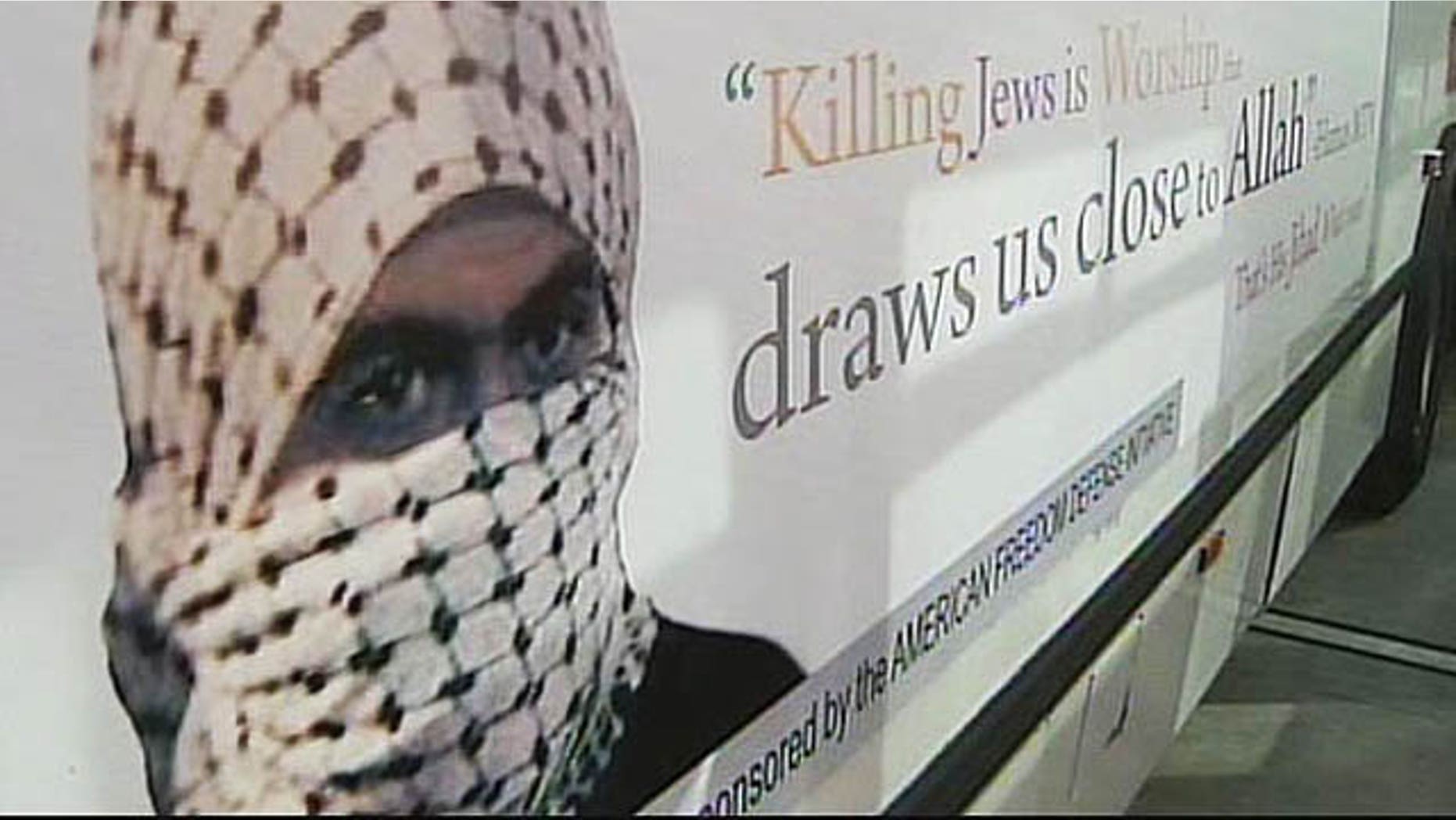 A bus ad in San Francisco is drawing criticism it is racist toward Muslims.