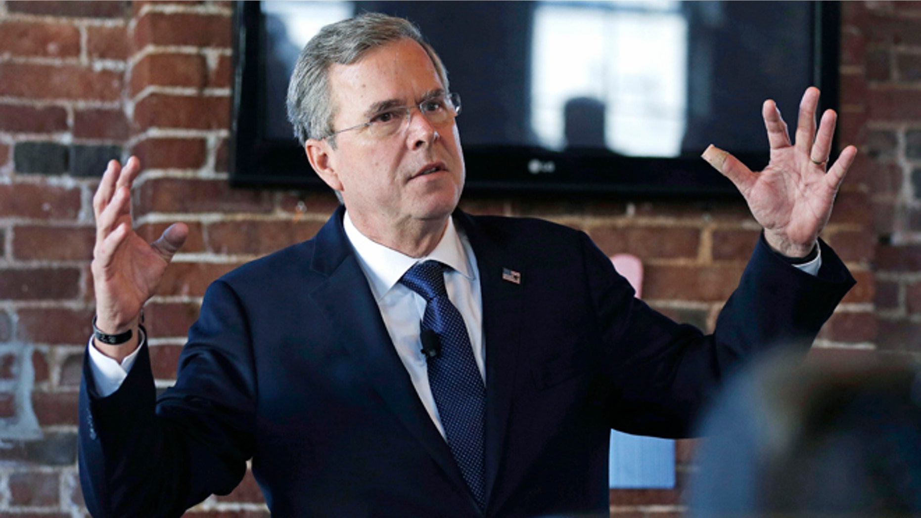 Former Florida Gov. Jeb Bush during a campaign stop in Derry, N.H., Tuesday, Jan. 5, 2016.