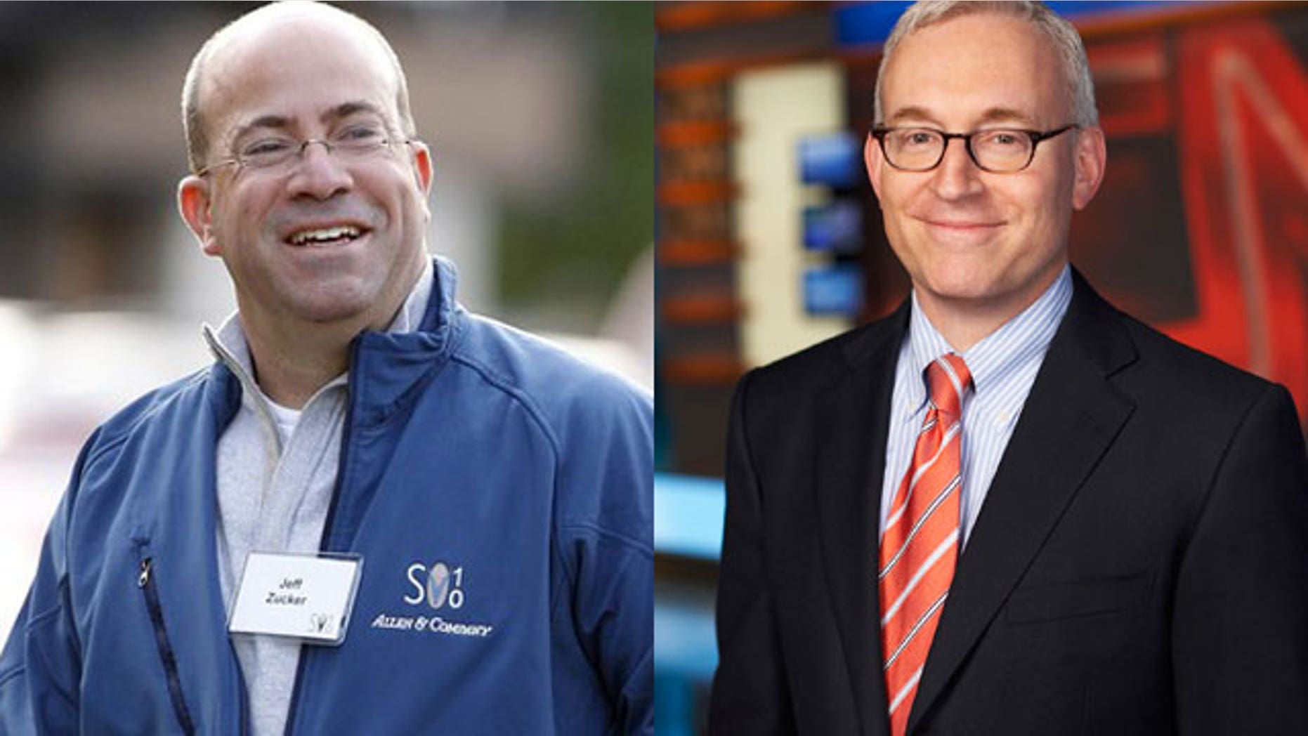 Jeff Zucker of NBC (left) and Jonathan Klein of CNN are both leaving their positions as heads of their respective networks.