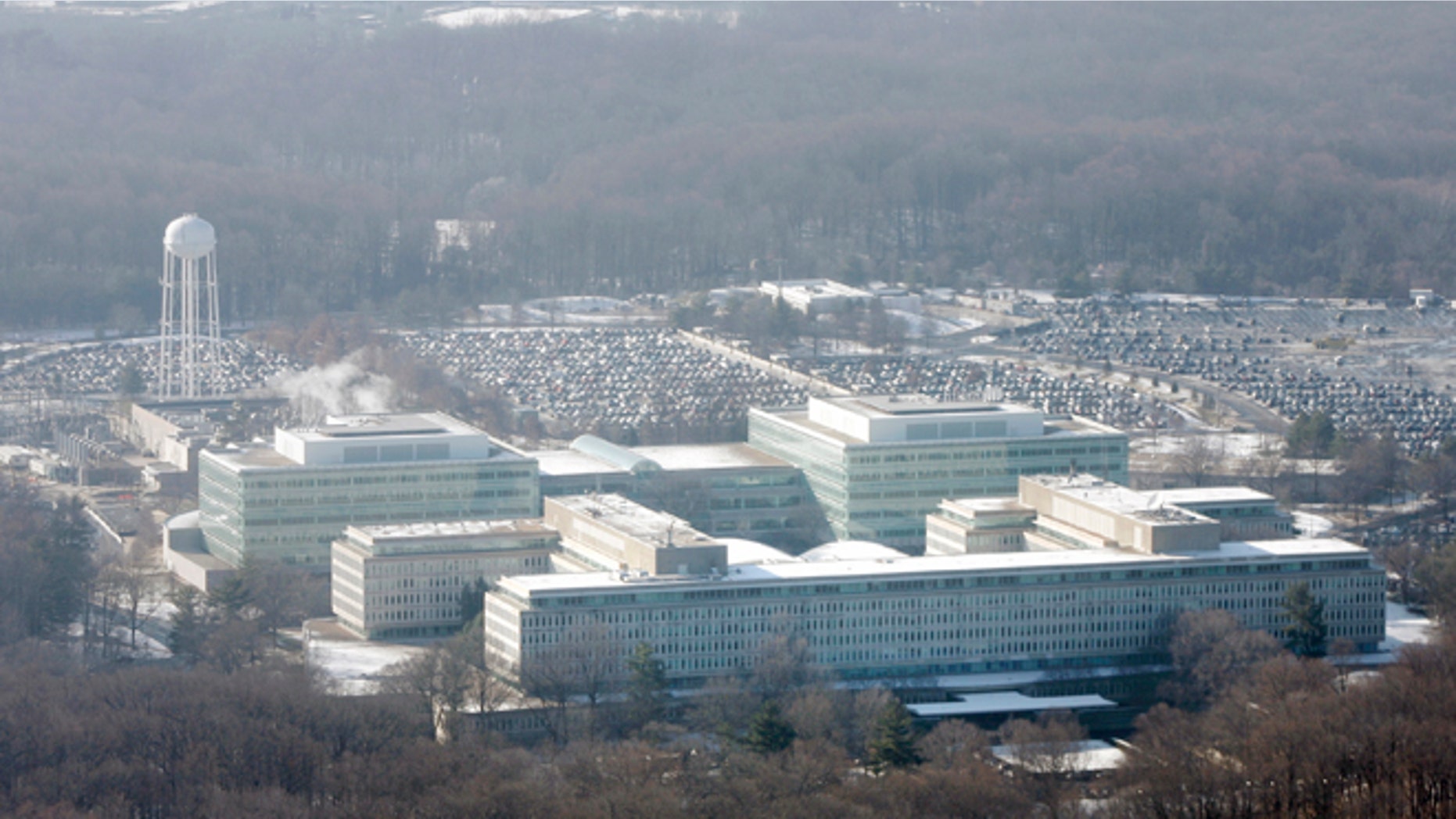 Jan. 18, 2008: An aerial view of the U.S. Central Intelligence Agency headquarters in Langley, Va.