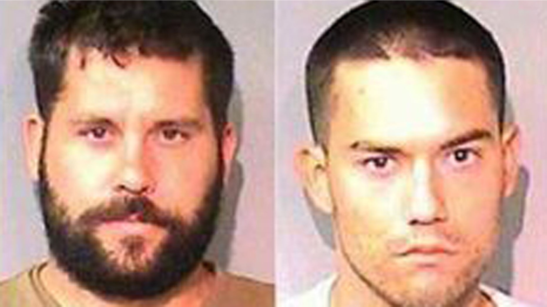 Ryan Balletto left, and Patrick Pearmain are accused of sexually abusing a 15-year-old girl and forcing her to work on a California pot farm.