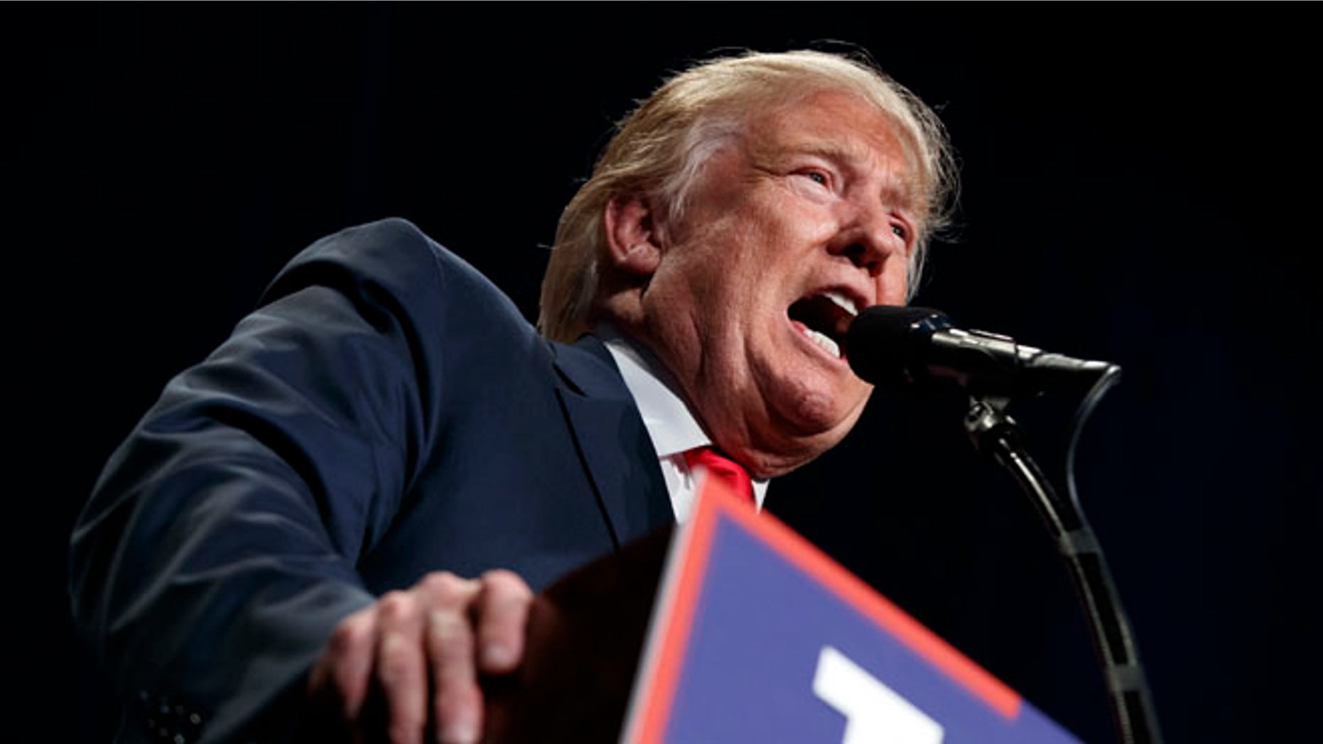 File-This Oct. 5, 2016, file photo shows Republican presidential candidate Donald Trump speaking during a campaign rally, in Reno, Nev. Why now? And why this?For the legion of Republicans who abandoned Trump on Saturday, Oct. 8, 2016, recoiling in horror from comments their partyââ¬â¢s White House nominee made about using his fame to prey on women, there is no escaping those questions. (AP Photo/ Evan Vucci, File)