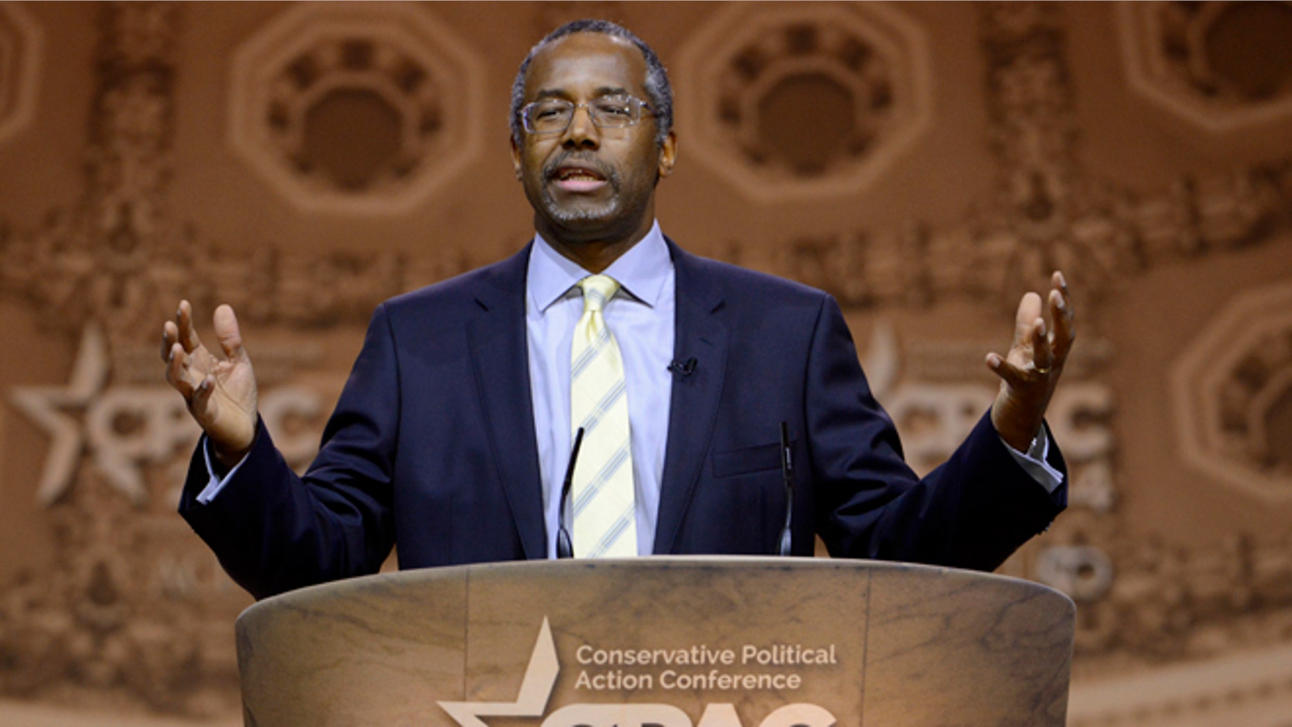 March 8, 2014: Possible GOP presidential candidate Ben Carson at the Conservative Political Action Conference, in Oxon Hill, Md.
