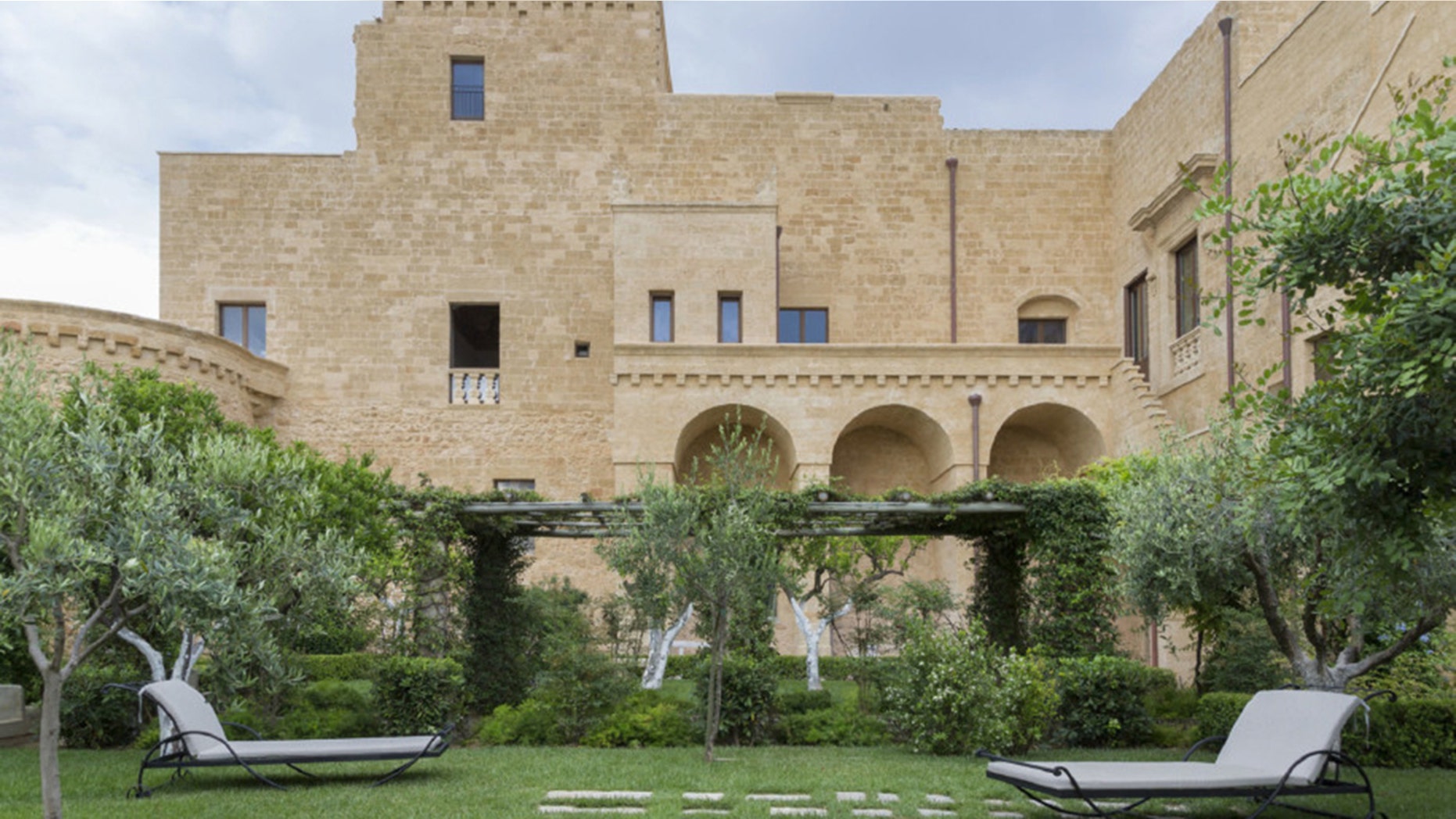 The castle hotel and its restaurant, called Castello di Ugento, formally opened in April.