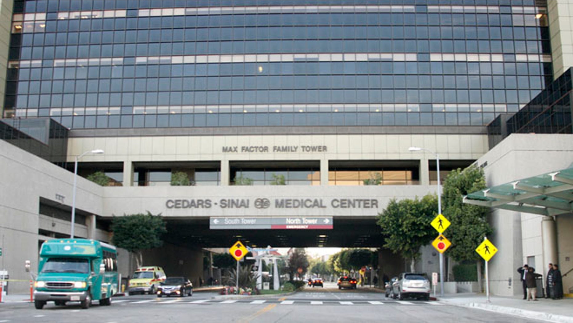 An exterior view of the Cedars Sinai Medical Center in Los Angeles, Calif. taken on December 9, 2009.
