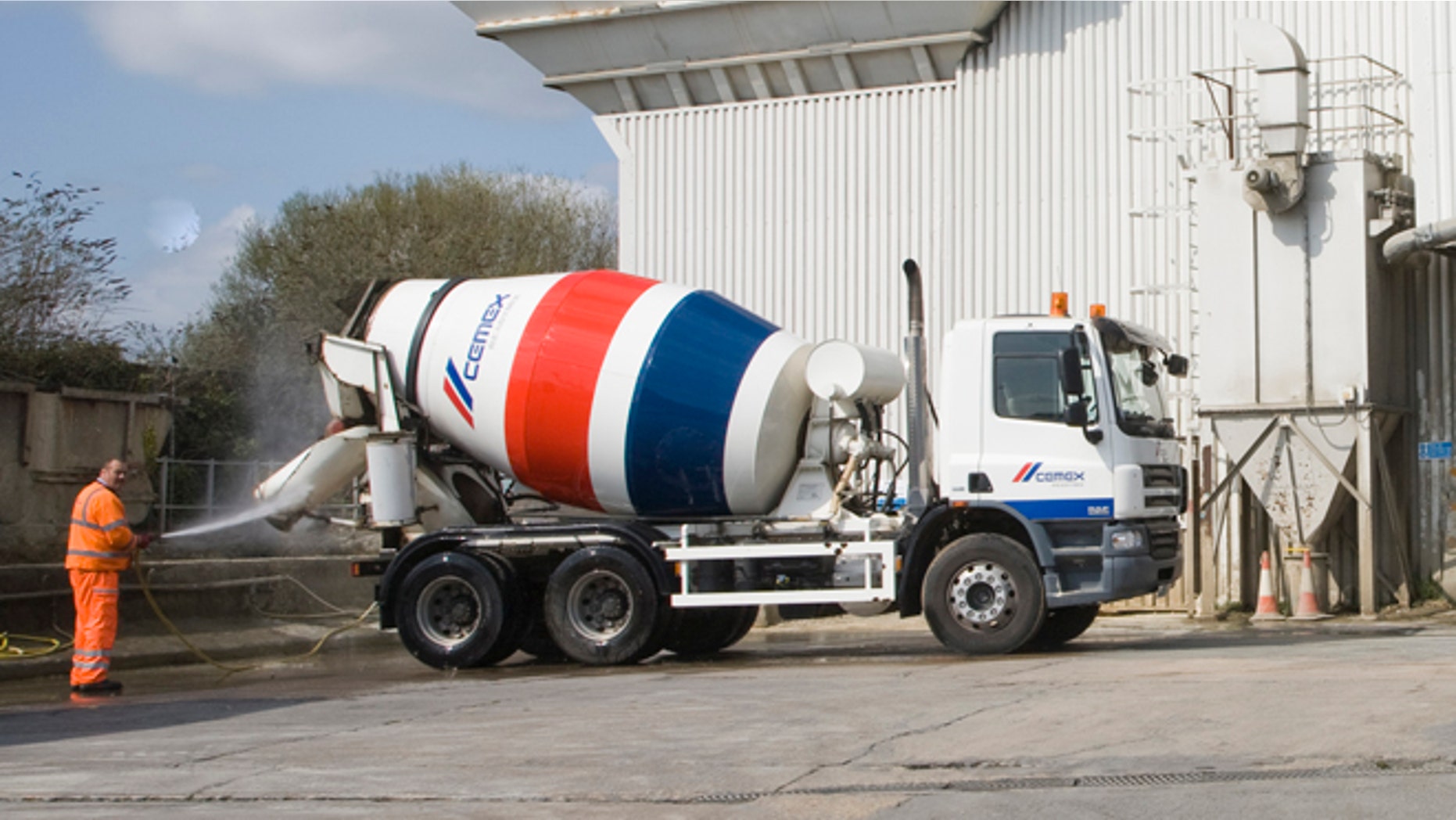 Cemex ready mix concrete plant, Ipswich, Suffolk, England (Photo by: Geography Photos/Universal Images Group via Getty Images)