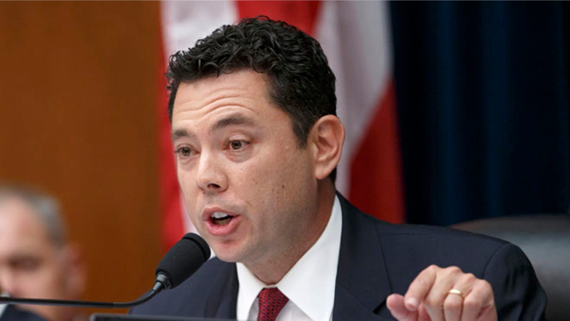 FILE: Sept. 30, 2014: Rep. Jason Chaffetz, R-Utah, speaks on Capitol Hill in Washington, D.C.