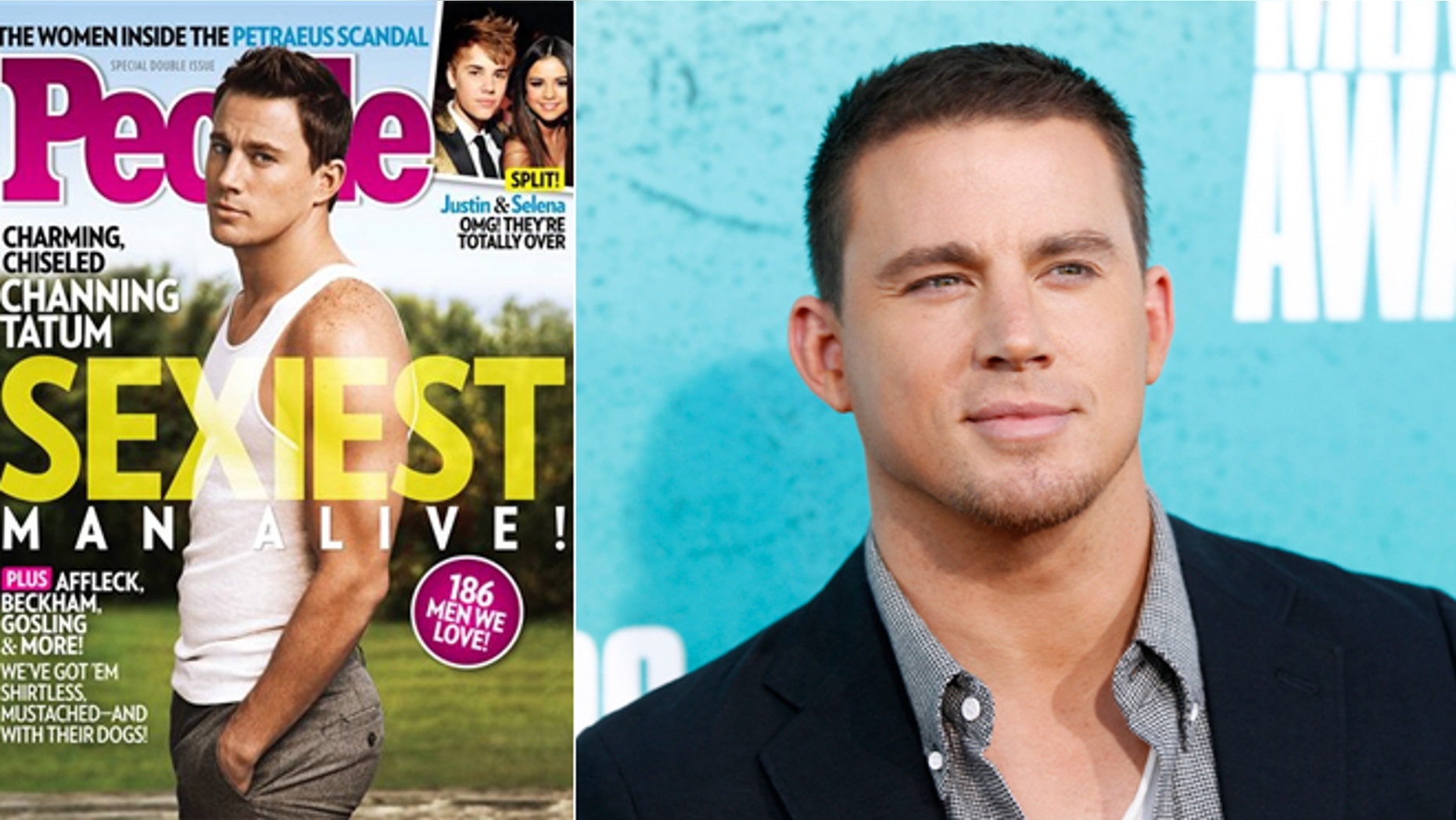 Channing Tatum is named People magazine's sexiest man alive for 2012.