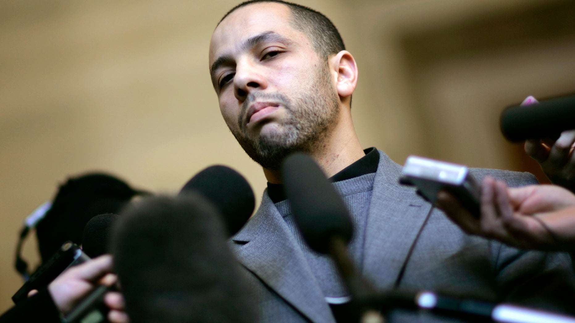 January 31, 2008 - FILE photo of Adil Charkaoui, Six Canada teens missing since January have traveled to the Middle East to fight with Islamic State terrorists, Canadian media reports say. Charkaoui told reporters Friday he didn't radicalize the teens and claimed his school had only brief contact with them.