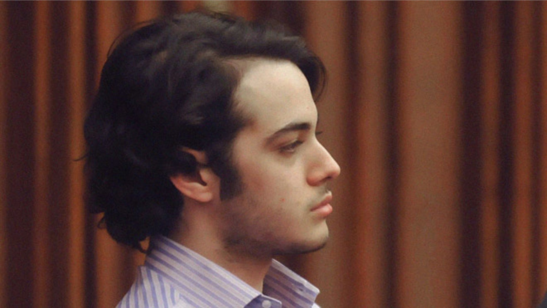 File - In this Oct. 9, 2012 file photo, Max Wade appears in court in San Rafael, Calif. A 19-year-old Northern California man convicted of a series of crimes, including attempted murder and the theft of a celebrity chef's Lamborghini, has been sentenced to life in prison, plus 21 years and four months. Wade was sentenced Thursday Jan. 23, 2014, after being found guilty in October of attempted murder, vehicle theft and other crimes. He was charged as an adult even though he was under 18 at the time the crimes were committed. (AP Photo/Marin Independent Journal, Frankie Frost, File)