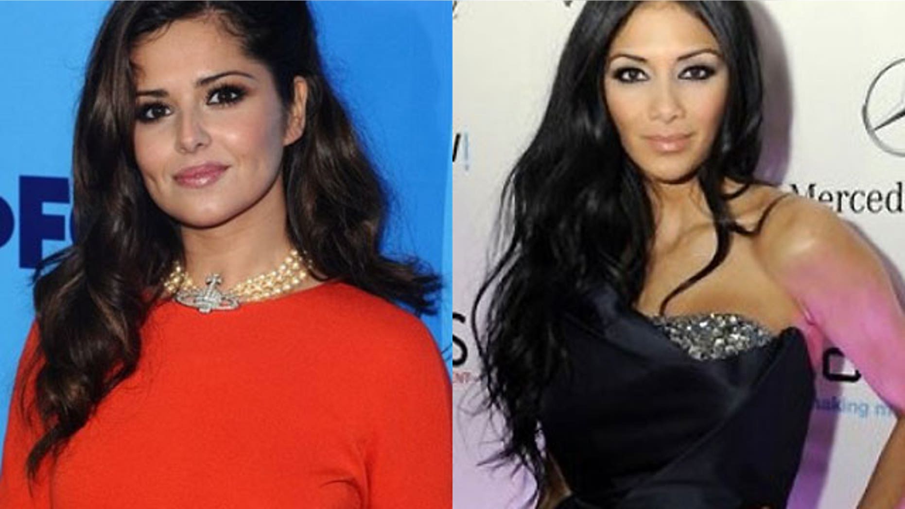 Cheryl Cole (left) has been replaced by Nicole Scherzinger on 'The X-Factor' (AP)