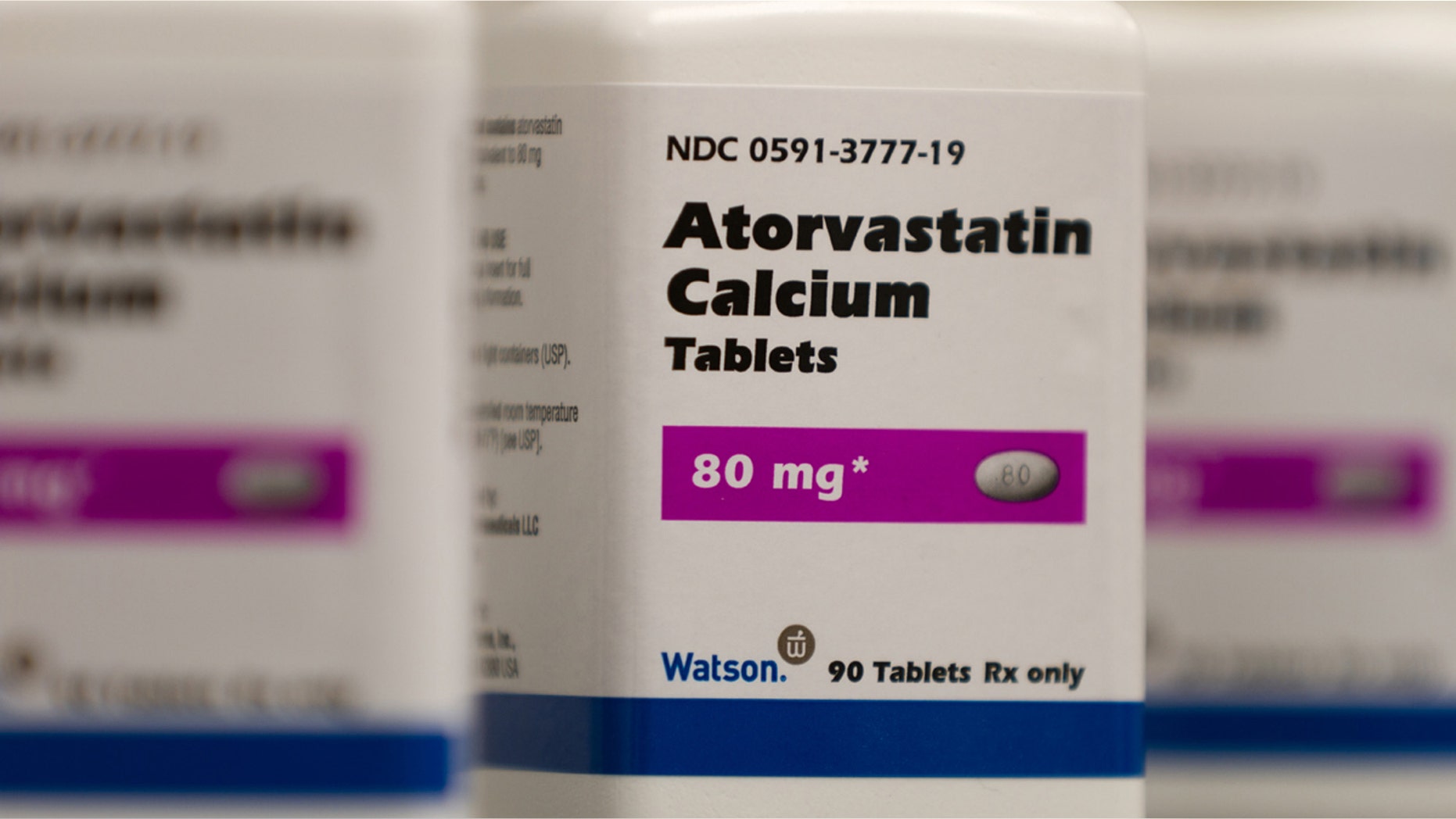 FILE - This undated photo provided by by Watson Pharmaceuticals Inc., shows Atorvastatin Calcium tablets, a generic form of Lipitor, which is being sold under a deal with Pfizer. The nation's first new guidelines in a decade for preventing heart attacks and strokes call for twice as many Americans â one-third of all adults â to consider taking cholesterol-lowering statin drugs such as this or Zocor or Crestor. The guidelines, issued Tuesday, Nov. 12, 2013 by the American Heart Association and American College of Cardiology, are a big change. They use a new formula for estimating someone's risk that includes many factors besides cholesterol, the main focus now. (AP Photo/Watson Pharmaceuticals Inc., Bill Gallery)