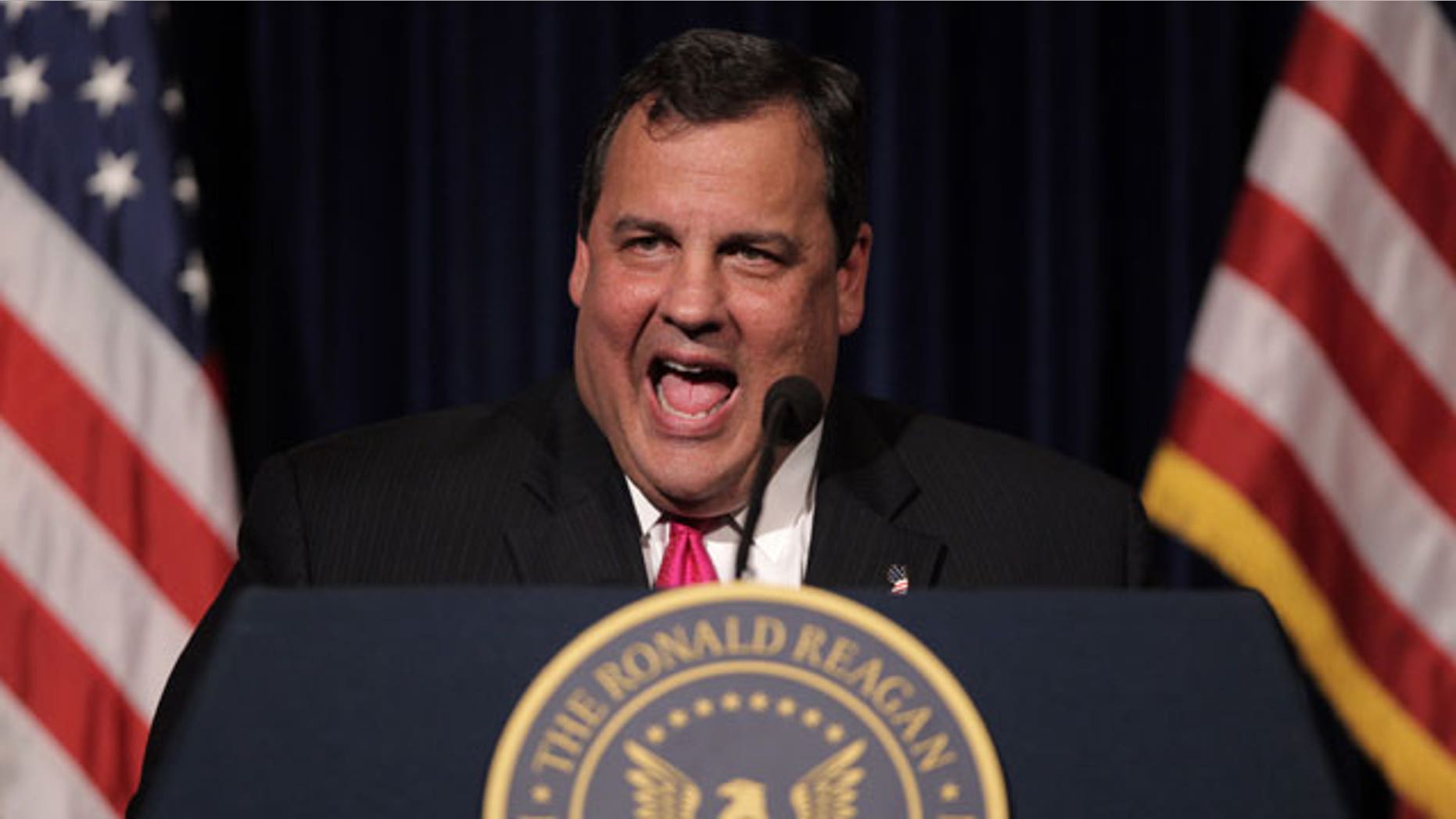 Sept. 27: New Jersey Gov. Chris Christie speaks during the Perspectives on Leadership Forum at the Ronald Reagan Presidential Library in Simi Valley, Calif.