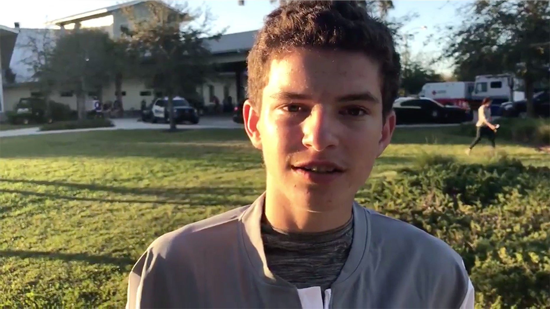 Parkland school shooting survivor Chris McKenna.