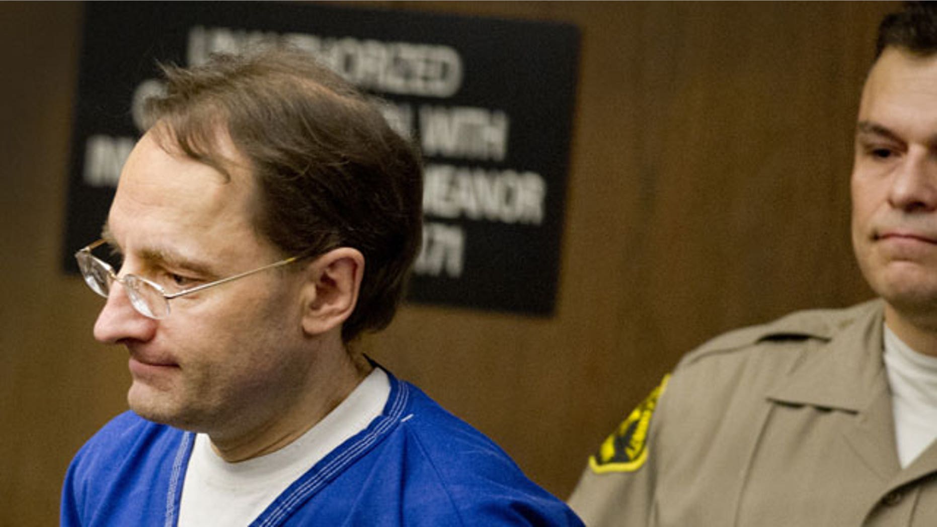January 24, 2012: Christian Karl Gerhartsreiter enters an Alhambra, Calif., courthouse in the fifth day of a preliminary court hearing Gerhartsreiter, a German immigrant, masqueraded as a member of the famous Rockefeller family. Gerhartsreiter a convicted kidnapper faces a charge of murdering the son of his former landlady a quarter century ago, when he lived in California under one of his many pseudonyms.