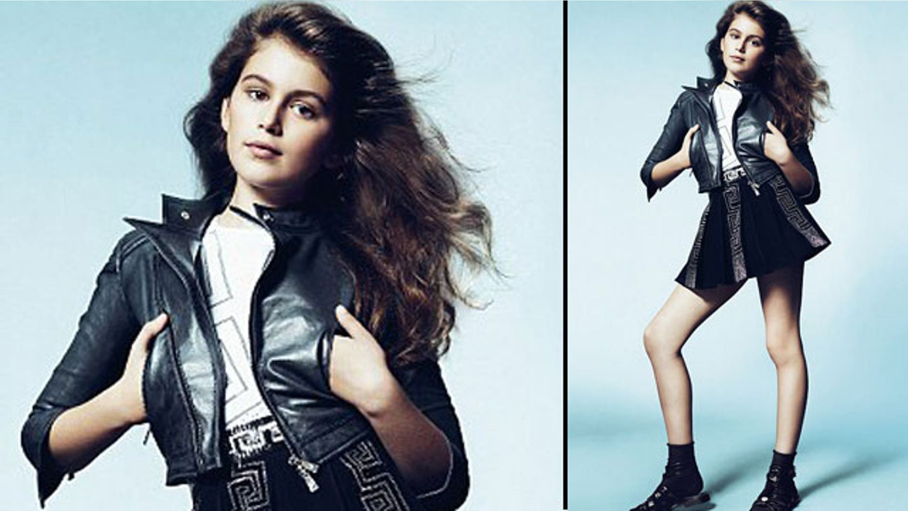 Cindy Crawford's daughter Kaia, is the new face of Young Versace.